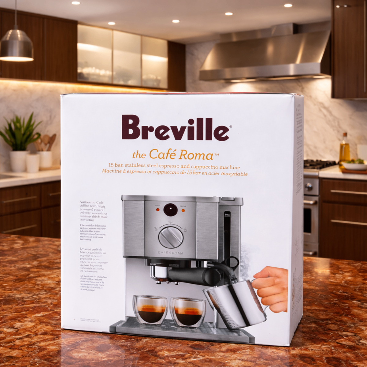 Retail Price $282-SEALED UNOPENED Breville Espresso Machine