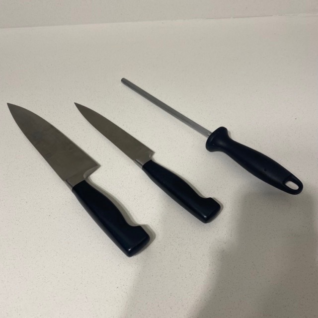 J.A. Henckels Zwilling Knife Set with Honing Steel