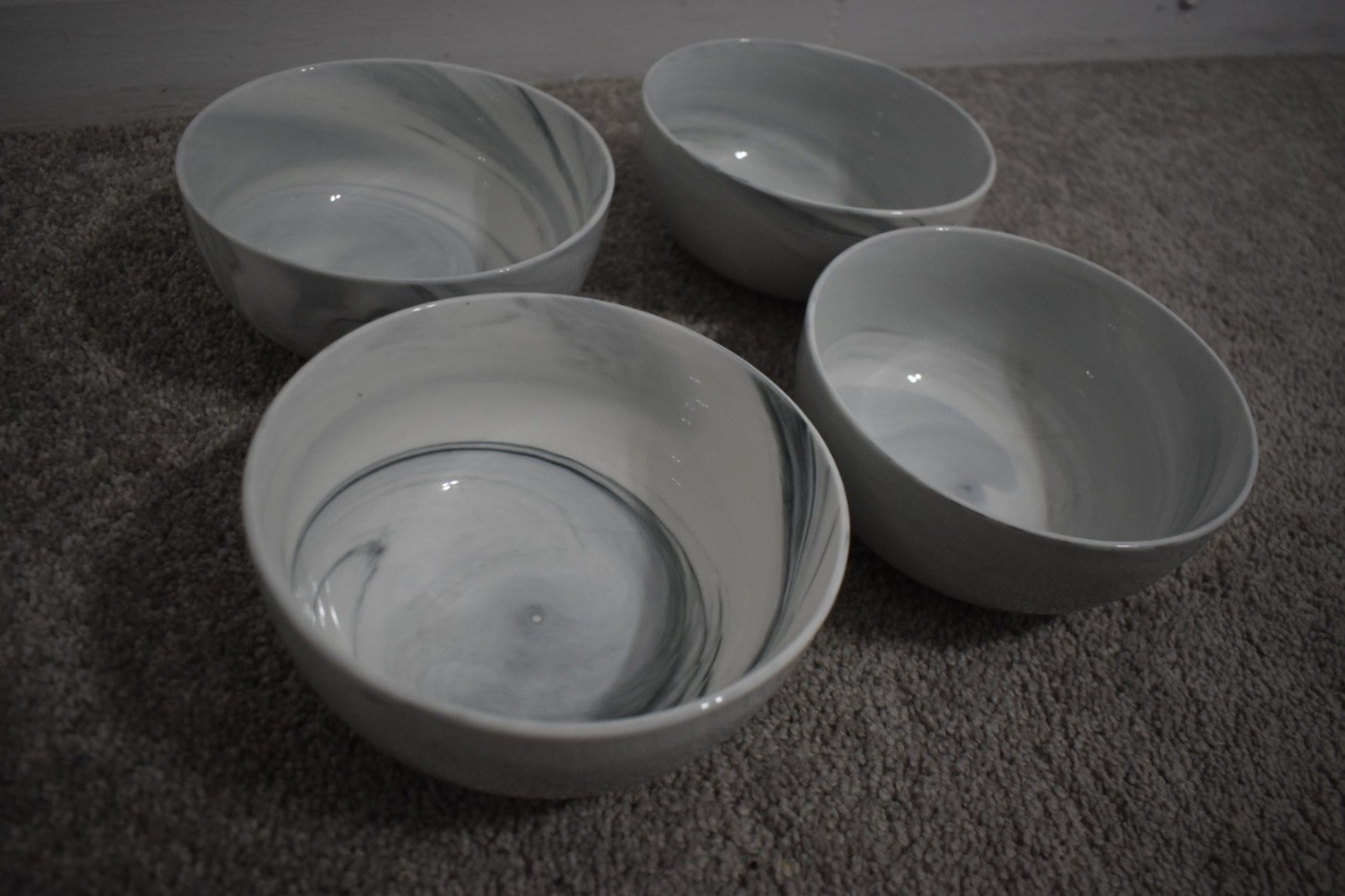 Gelato 16-pc Dinnerware Set, Marble texture - photo 3