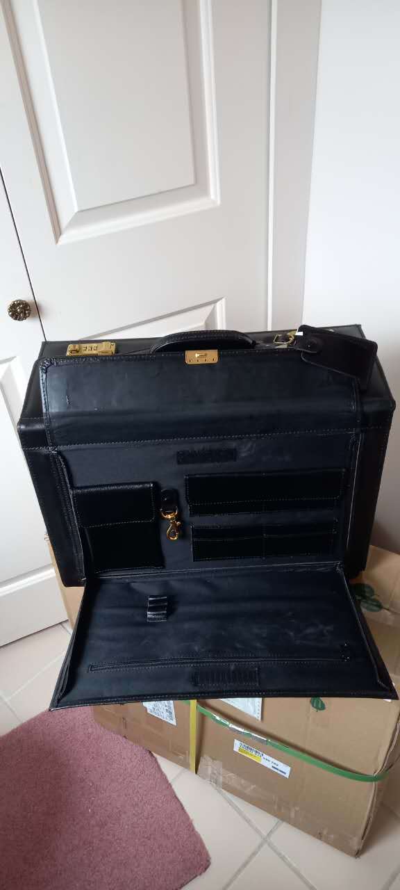 Samsonite Vintage Pilot leather Suitcase - photo 5