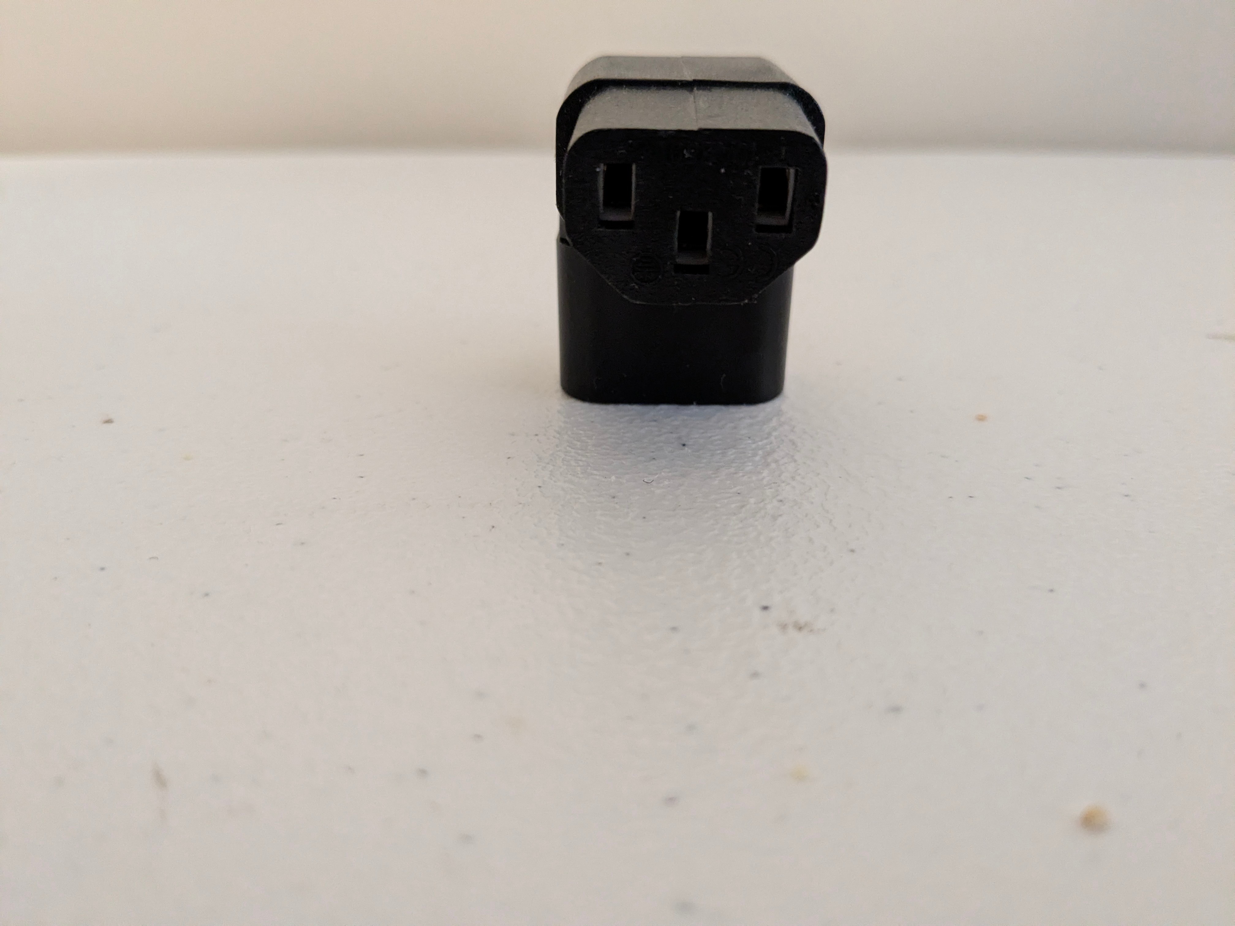 3pin Male to Female extend 90 Degree adapter
