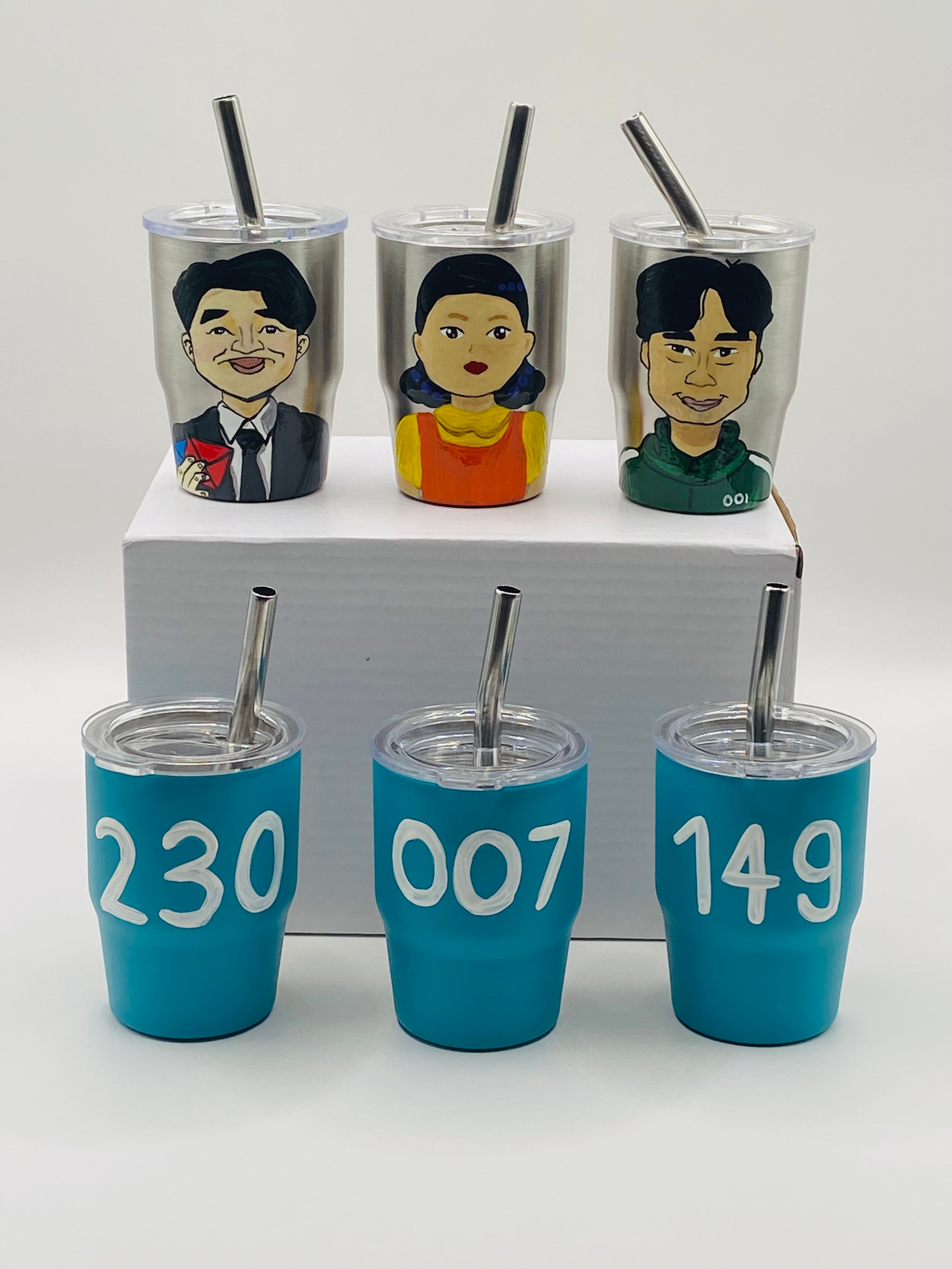 Hand Painted Squid Game Mini Tumblers - Sold separately - photo 4