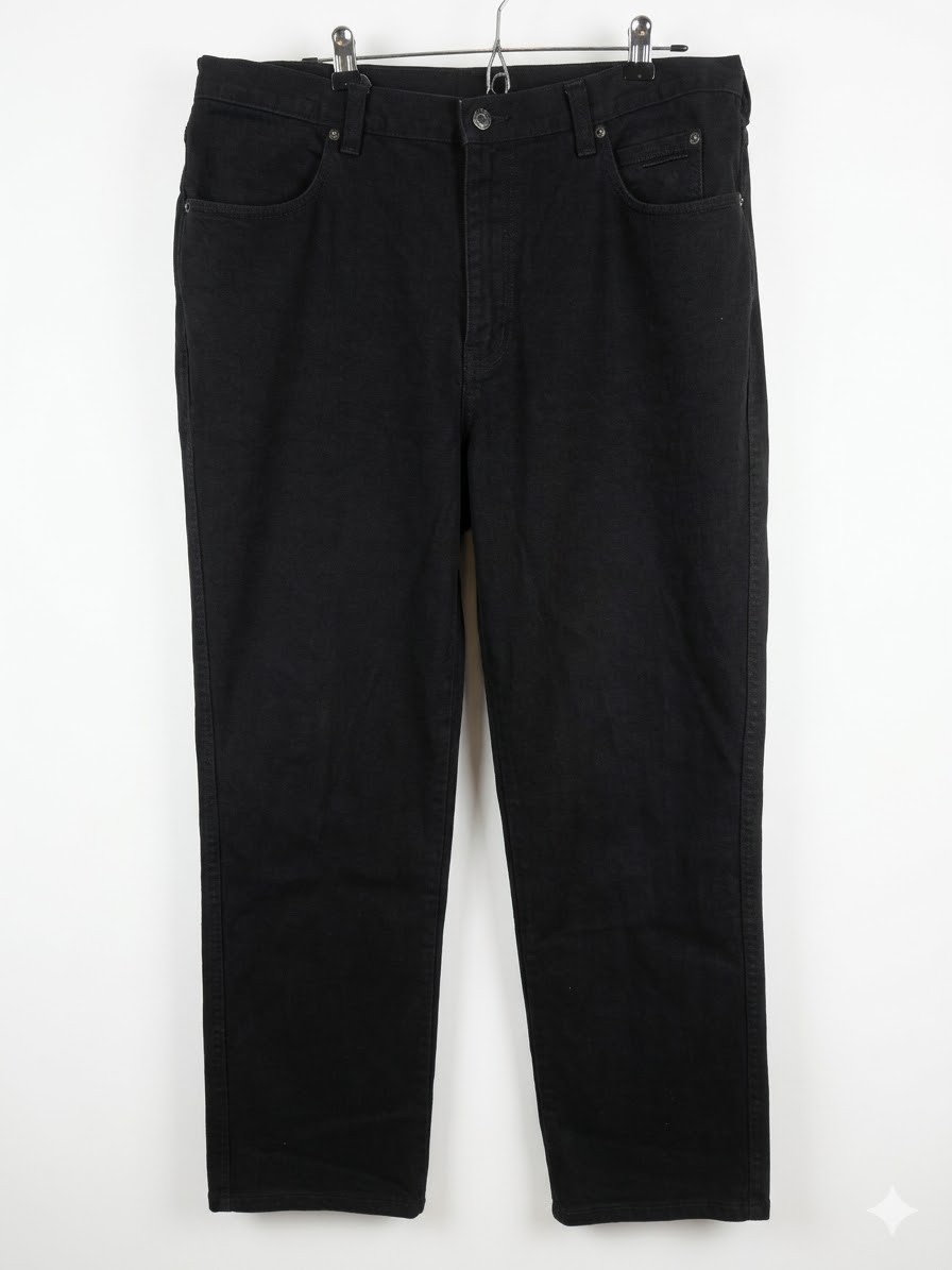 Harley Davidson Jeans Made in USA 2000 Black Denim Men's 38x32 - photo 2