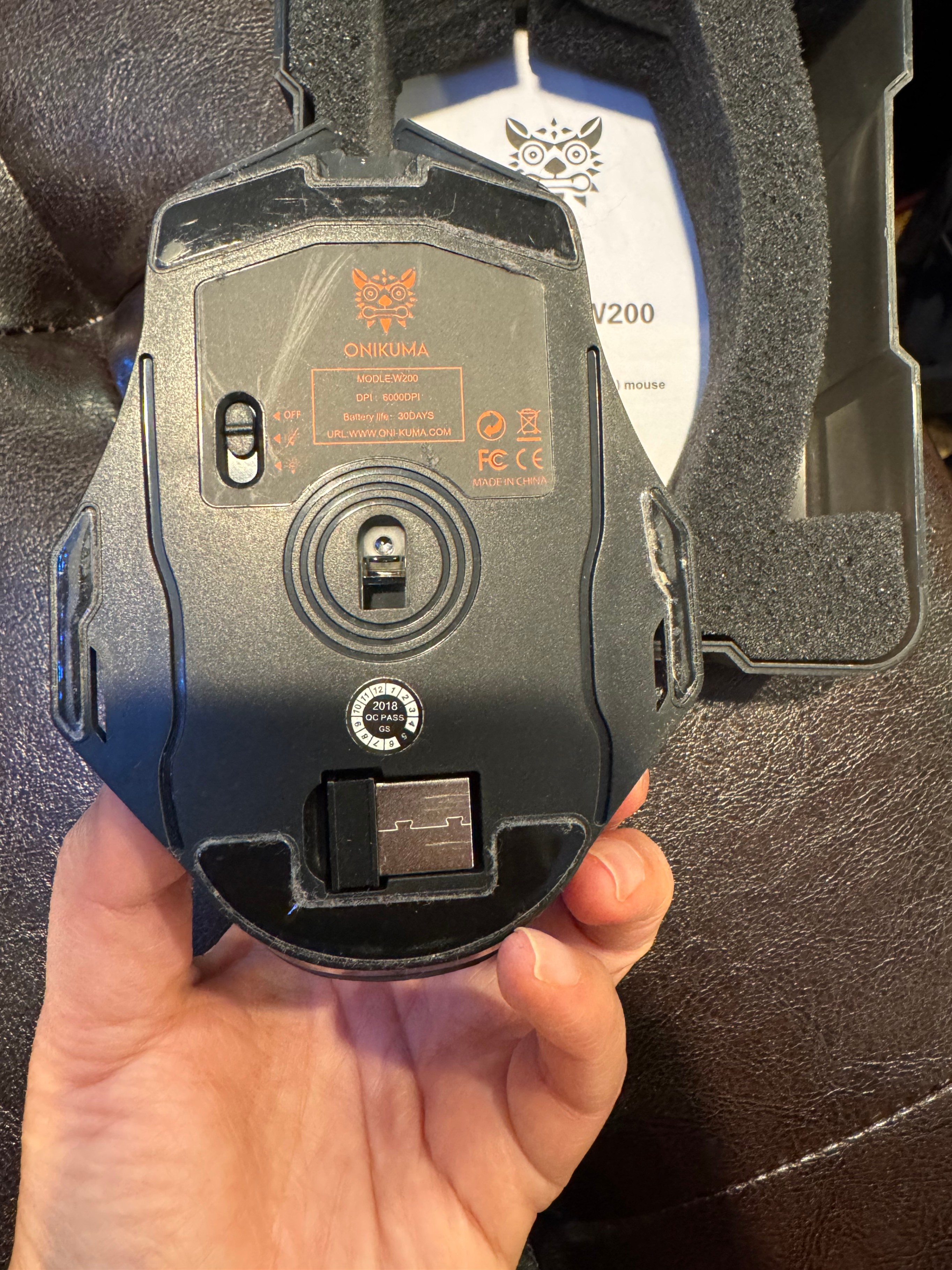 Onikuma W200 Wireless Mouse - photo 5