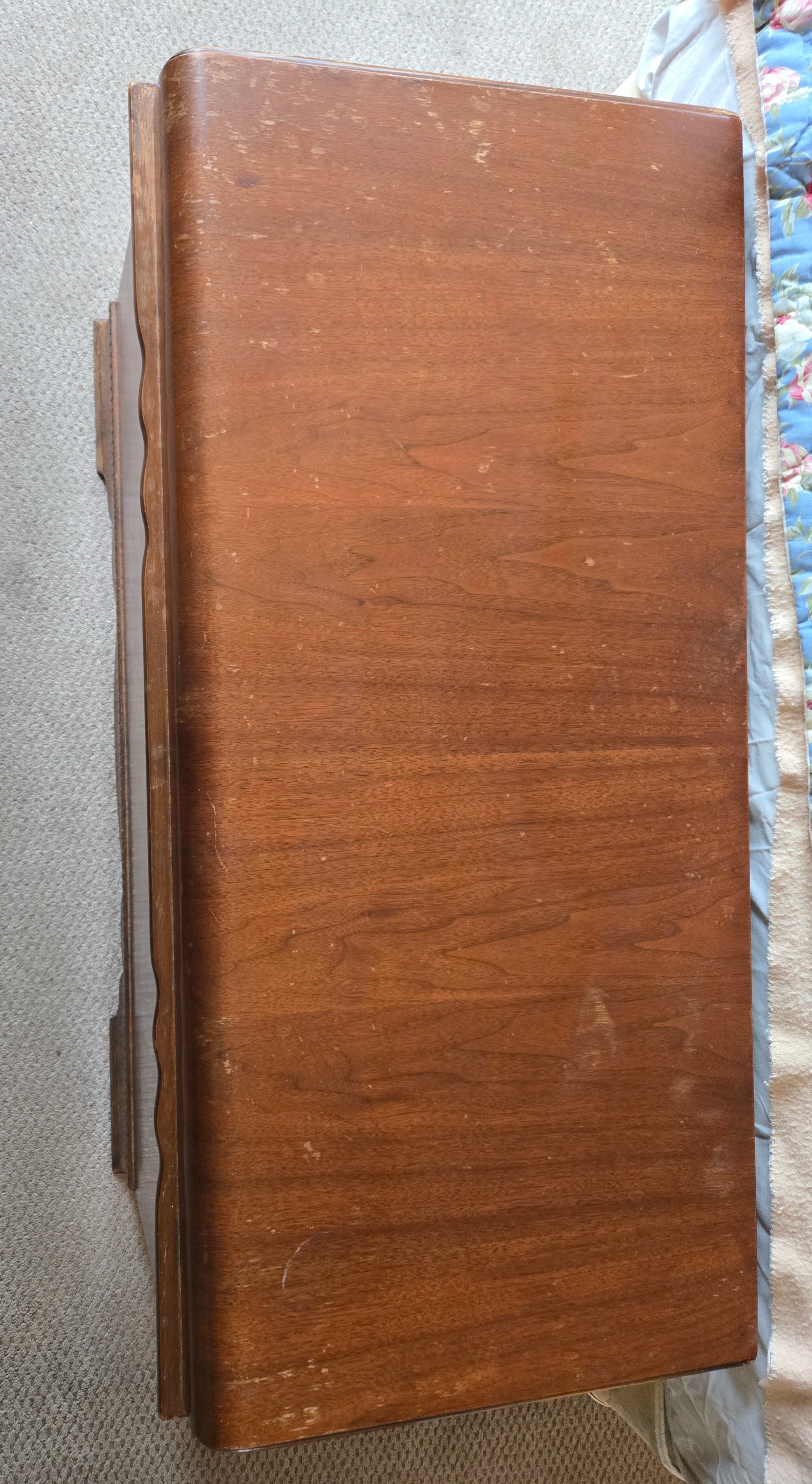 Antique 1930s Honderich “Red Seal” Cedar Chest – Walnut & Burl - photo 2