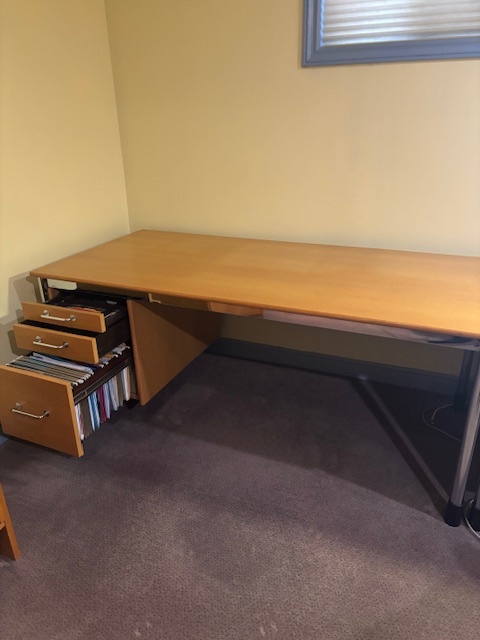 IKEA GALANT Double Desk Workstation + Drawers (Home Office Set) - photo 3