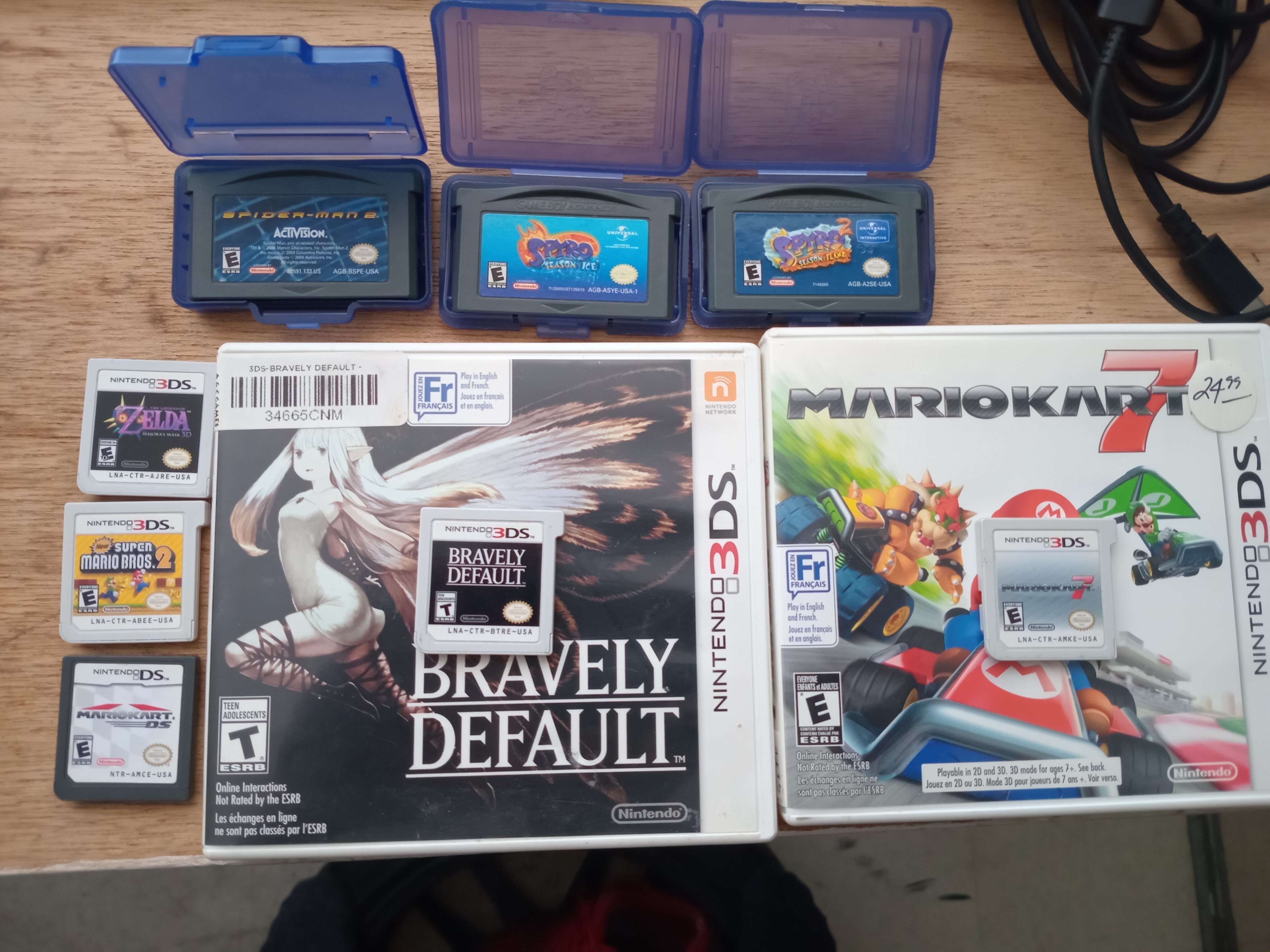 Various handheld games