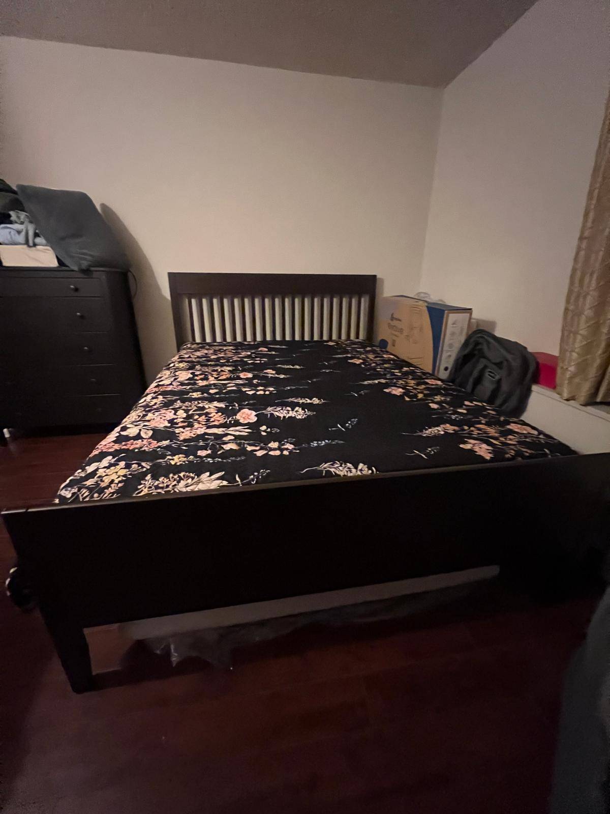 Ikea IDANAS bed frame (Queen size bed)