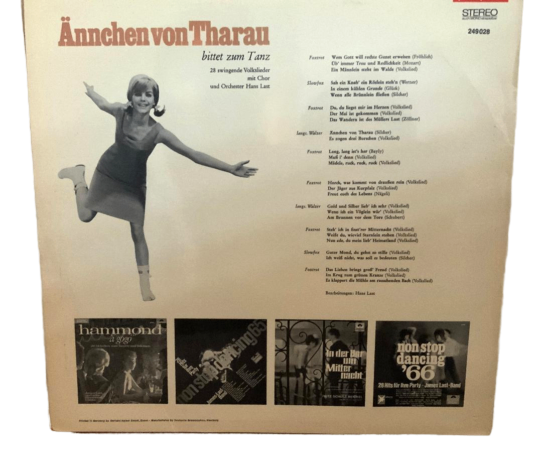 Annchen von Tharau – Bittet Zum Tanz LP German Volksmusik - photo 2