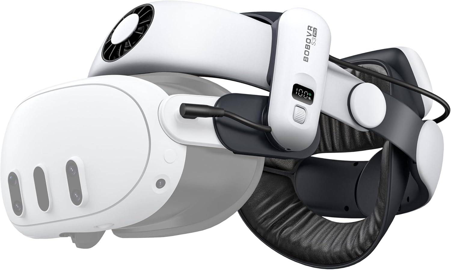 BOBOVR S3 Pro Battery Head Strap for Meta Quest 3 / Quest 3S