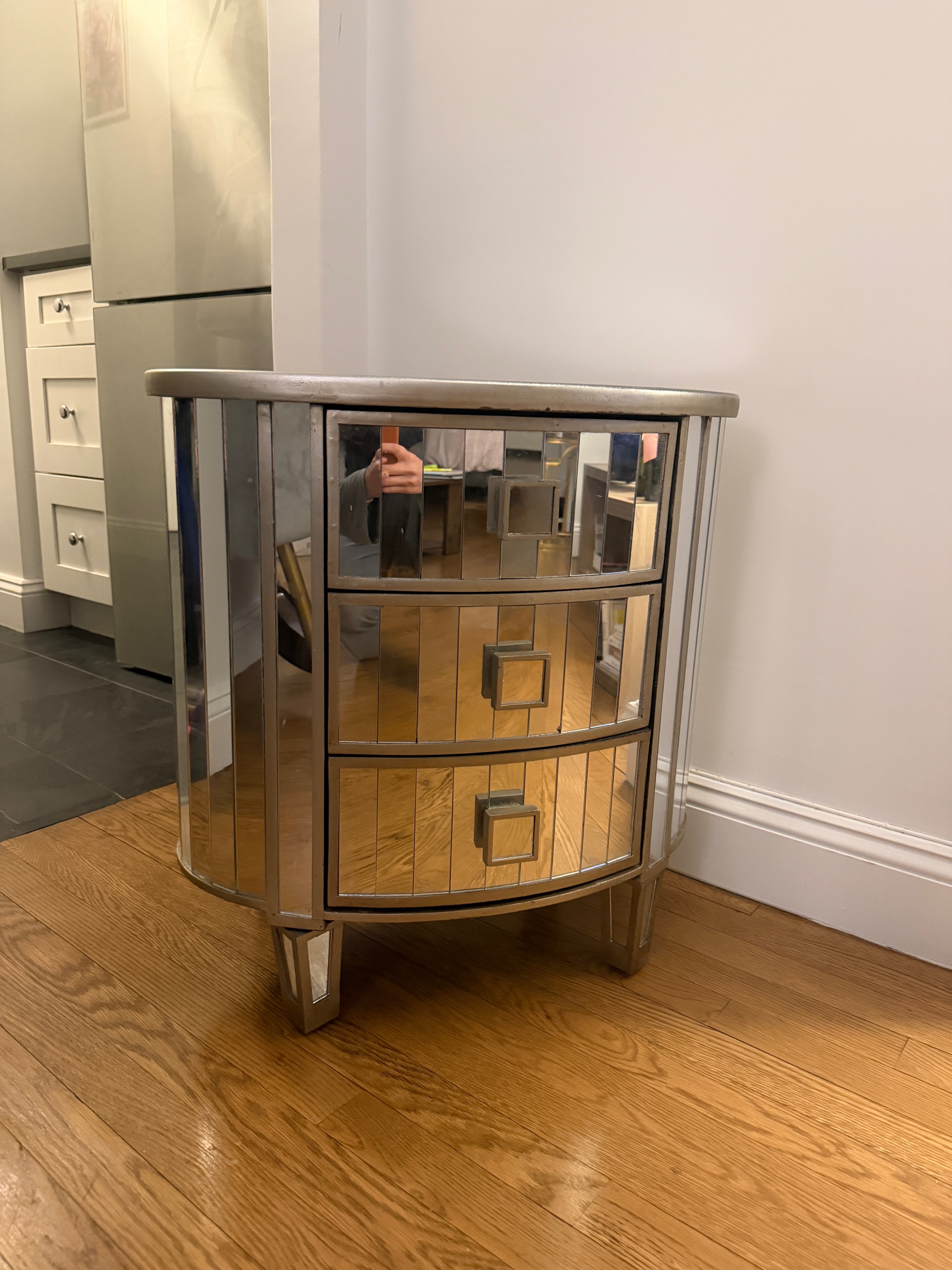 Mirror night stand