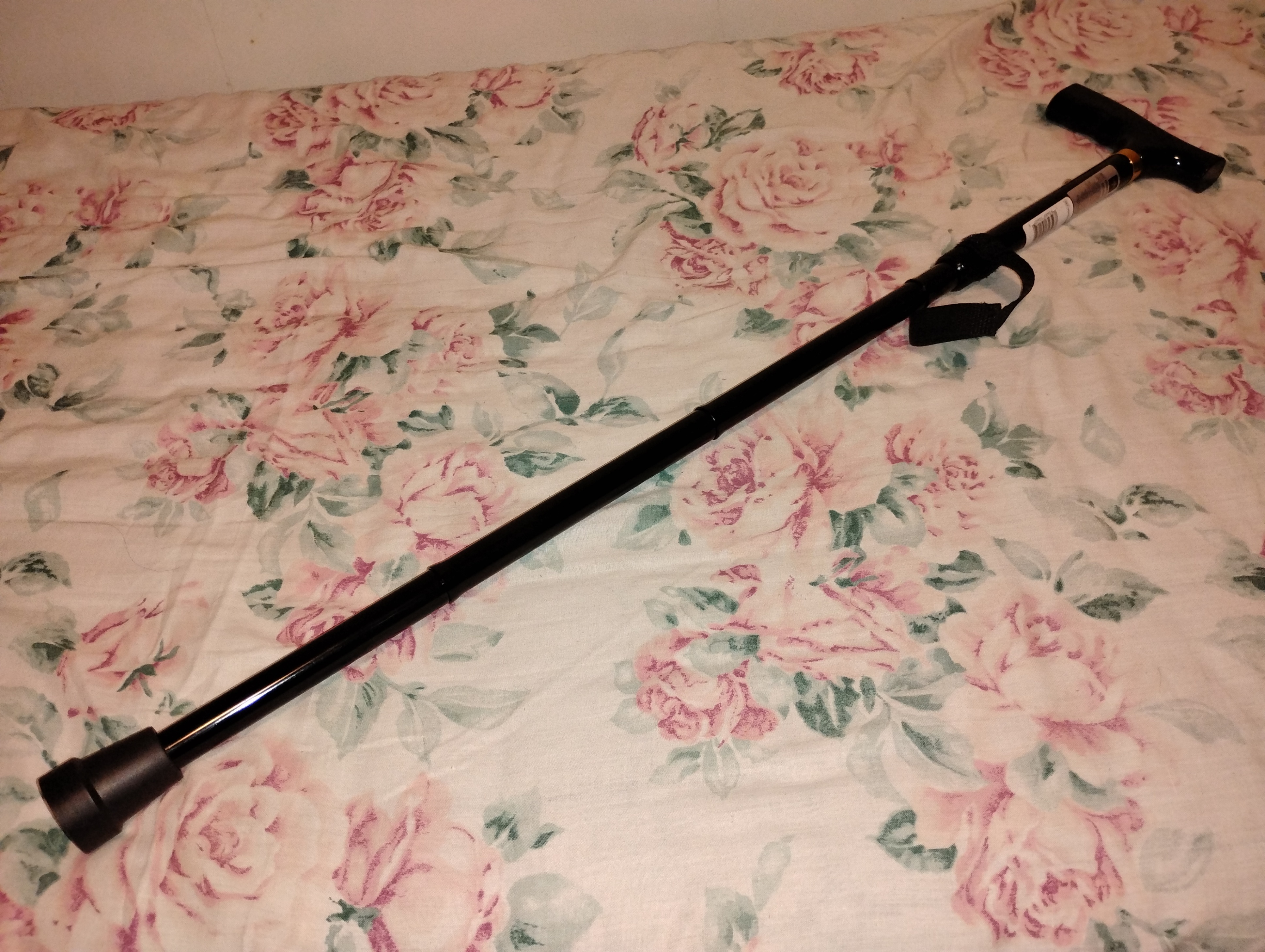 New Medline Folding Aluminum Cane - Black - photo 4