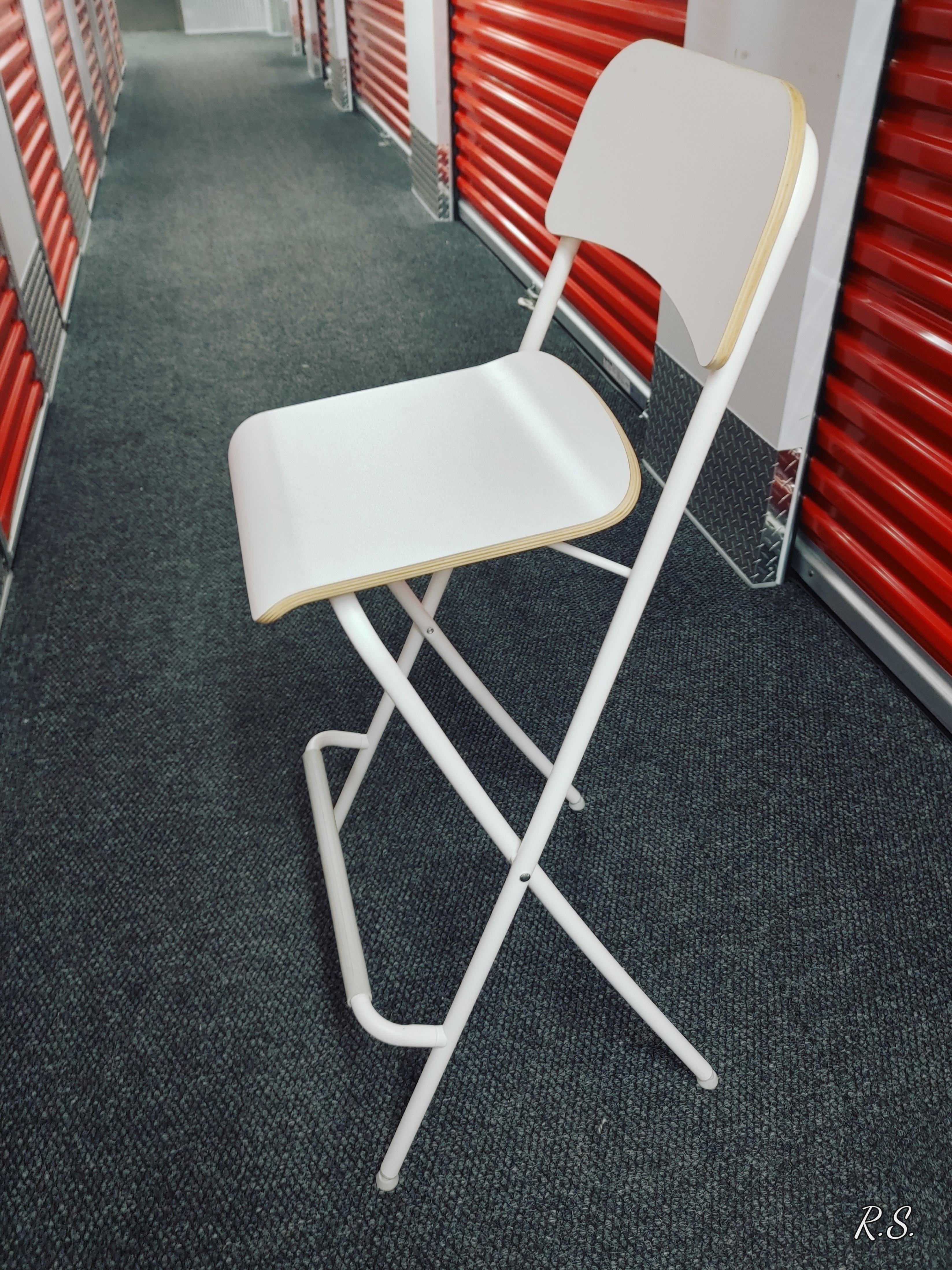 IKEA Franklin Bar Stools White TWO, retail $80 - photo 2
