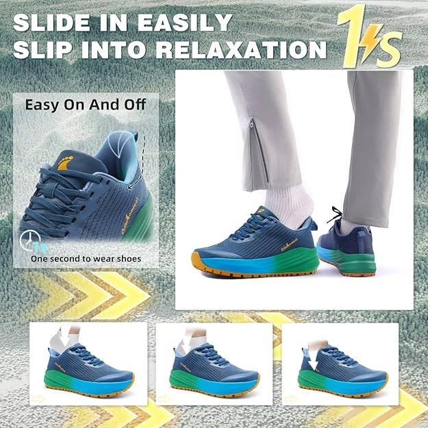 Men's Orthopedic Wide Plantar Fasciitis Shoes - photo 4