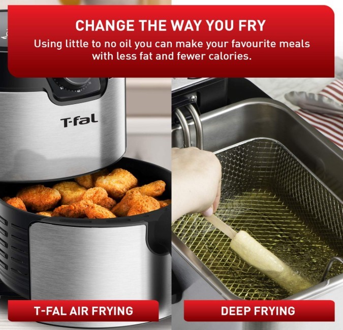 T-fal Air Fryer, 4.2L, Silver - photo 5