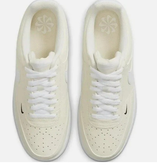 New Nike Women's Court Vision Low Next Nature Sneaker PALE IVORY
