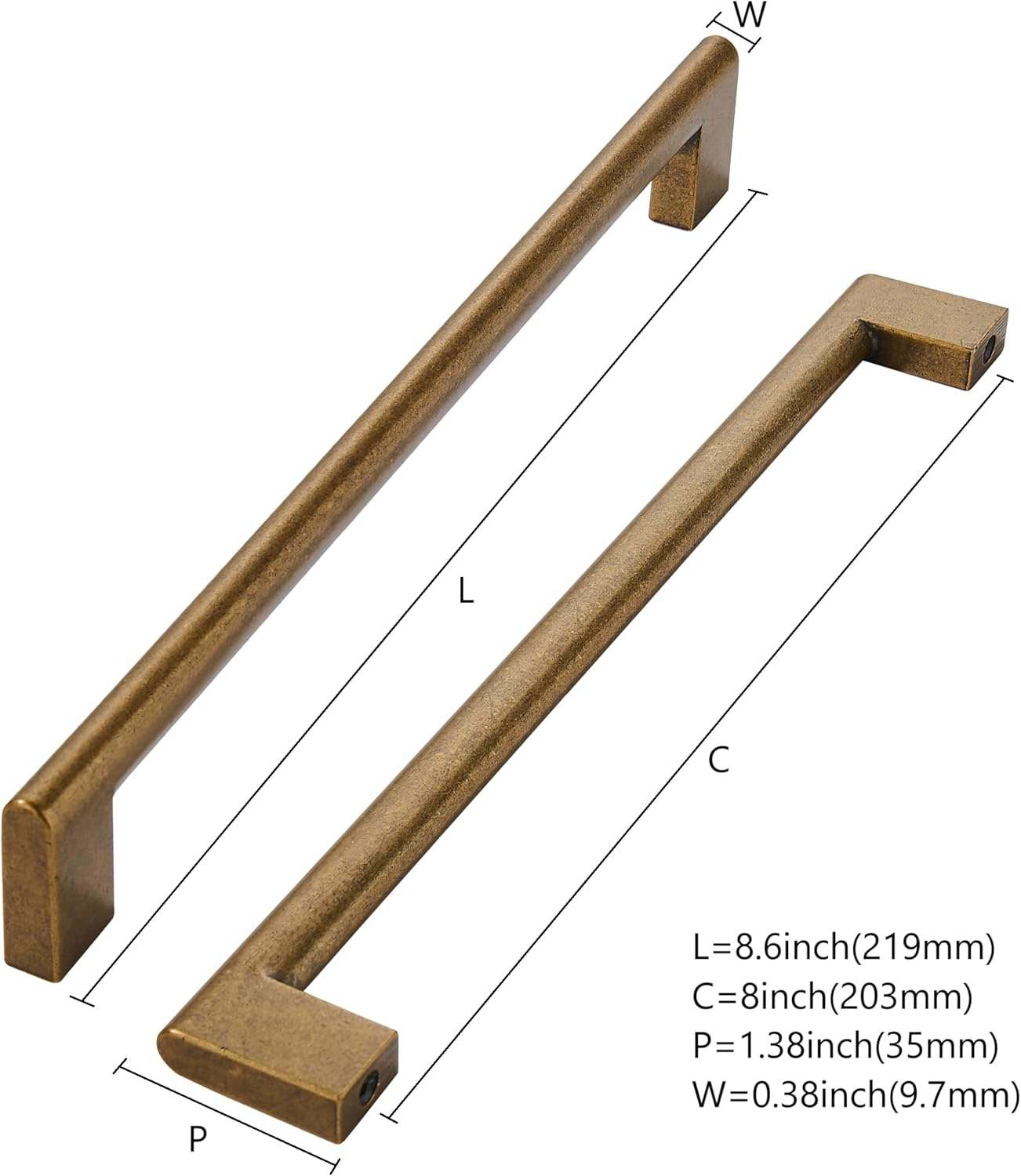 Cabinet Handles - 8.6 inch pack of 10 - photo 3