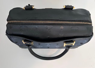 MCM Black Visetos Nylon Boston Bag - photo 5