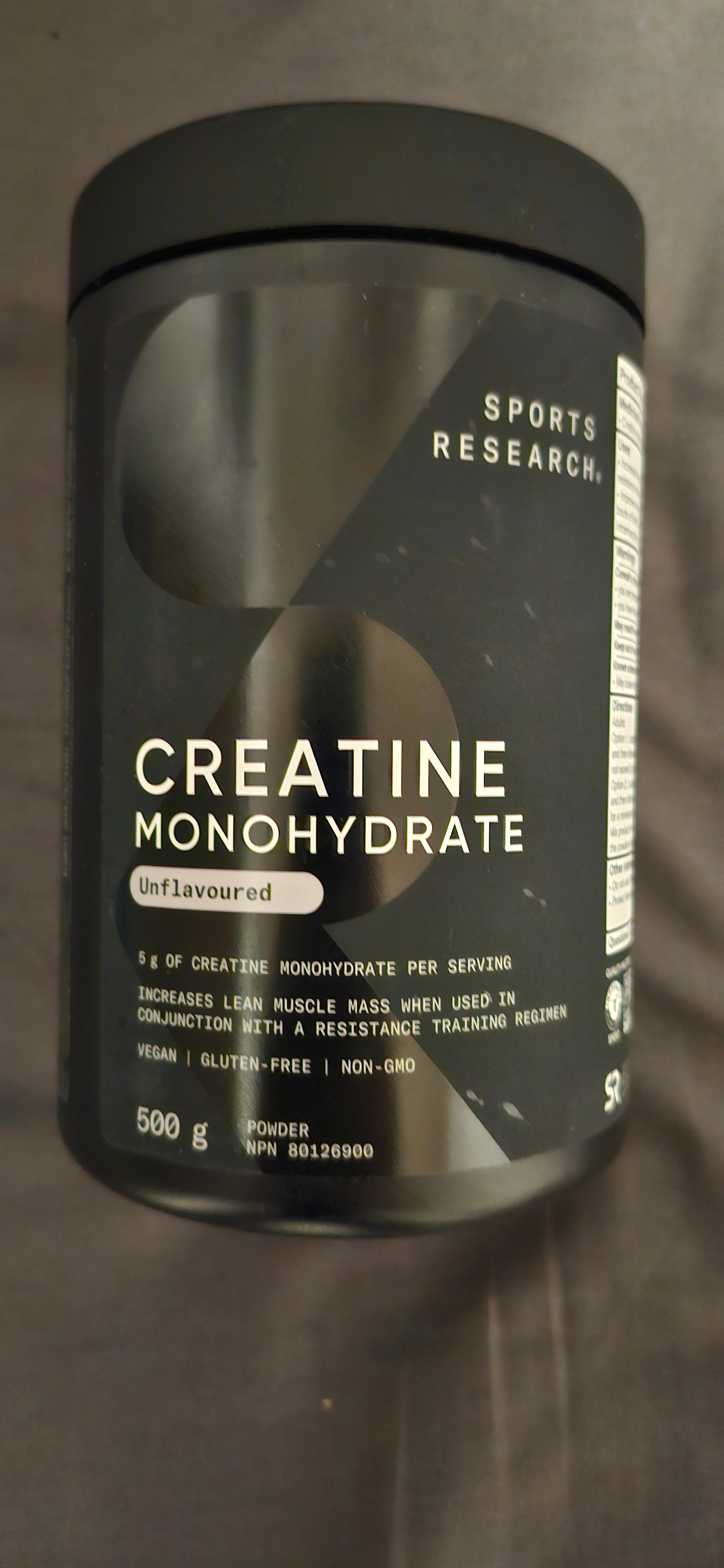 Sports Research Creatine Monohydrate - 500g