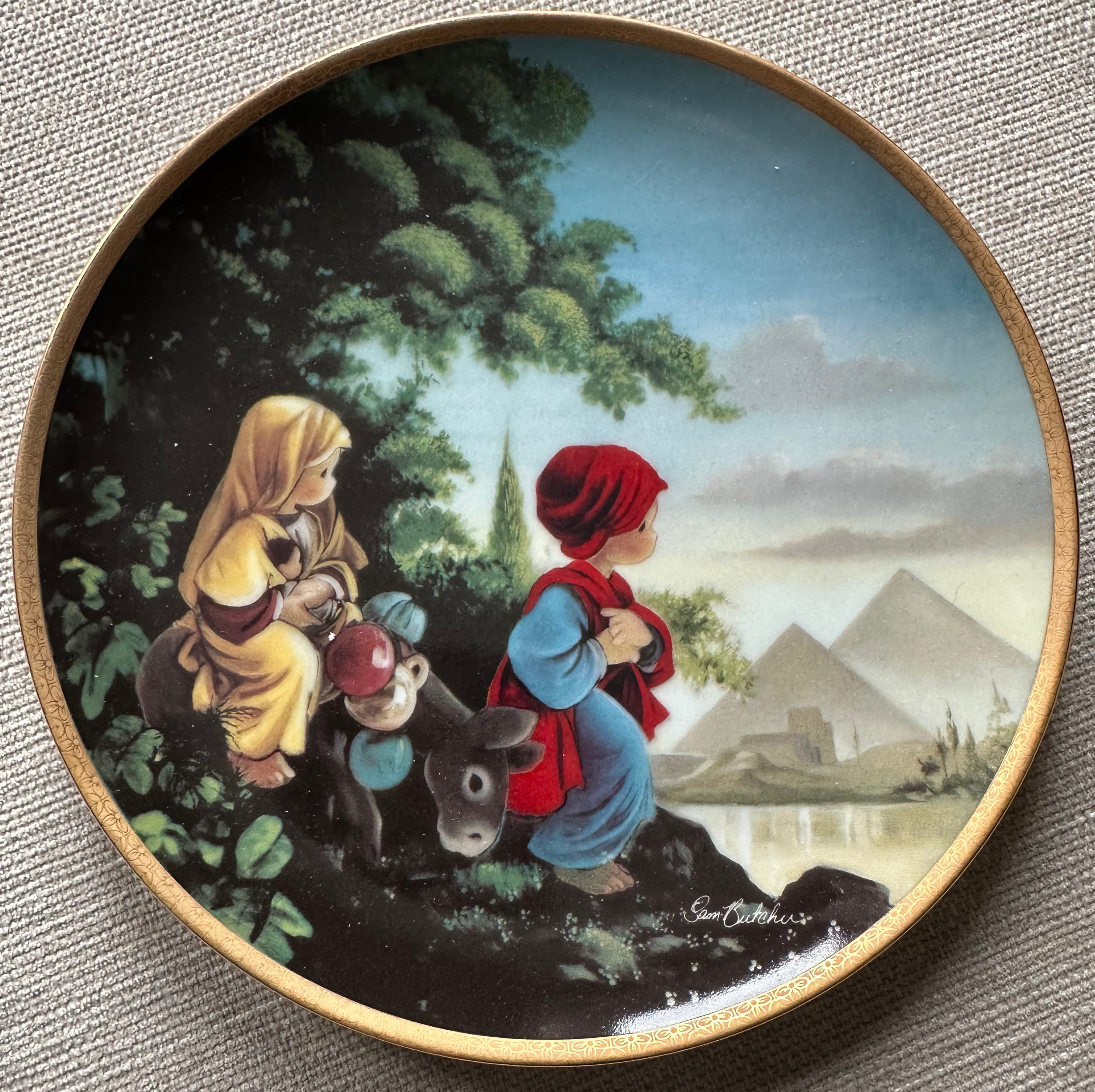 Precious Moments 'Flight Into Egypt' Plate