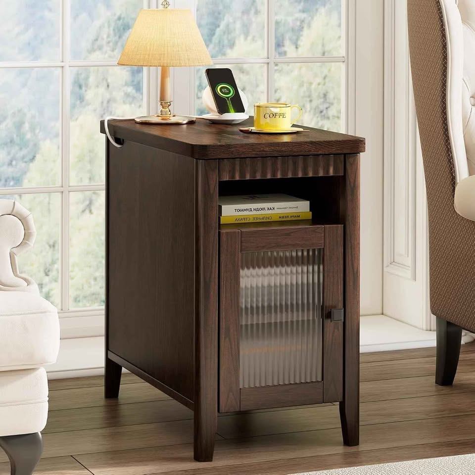 End Table with charging station - photo 5
