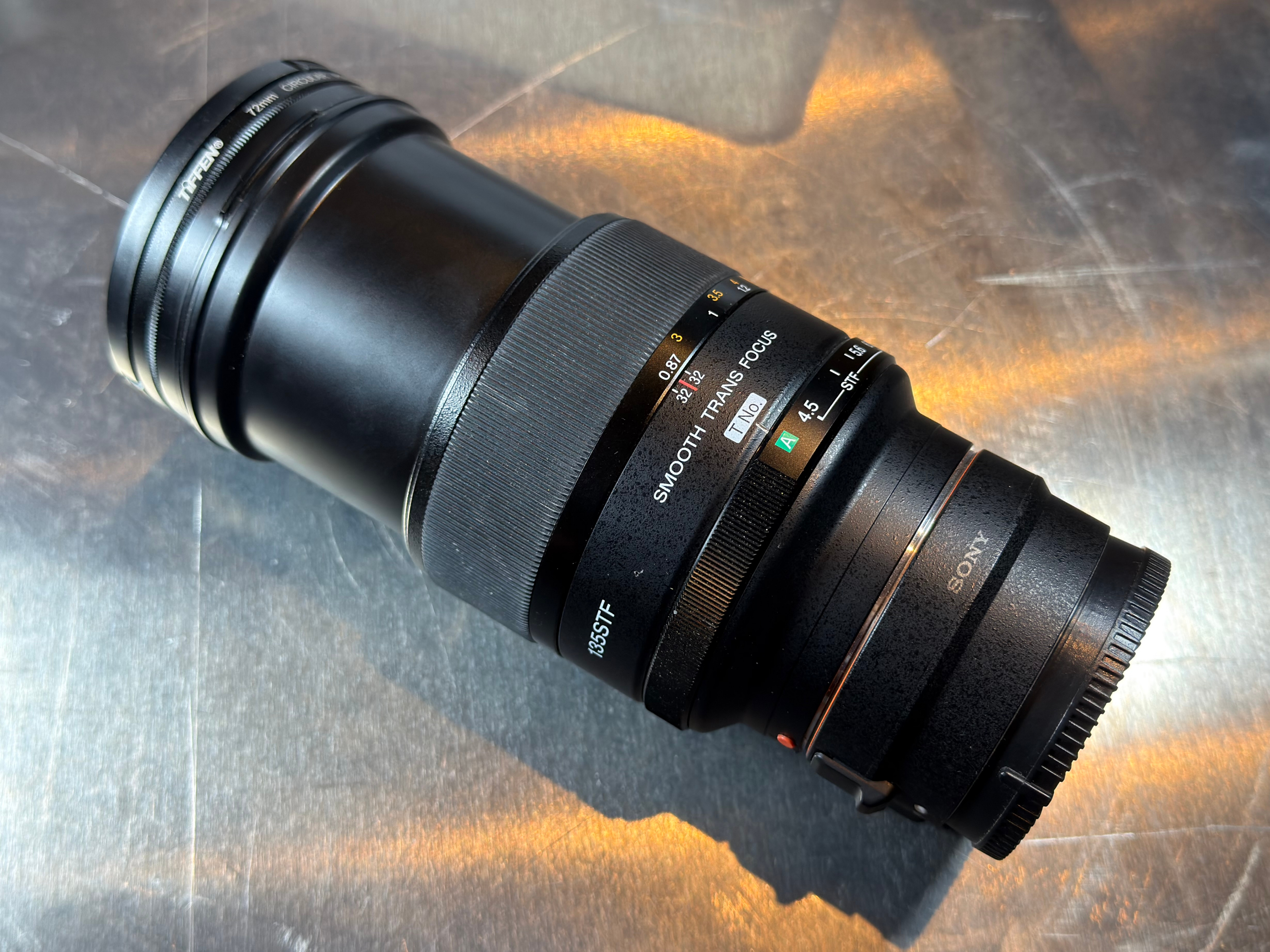 Sony 135mm f4.5 STF SAL135F28 & E Mount Adapter - photo 2