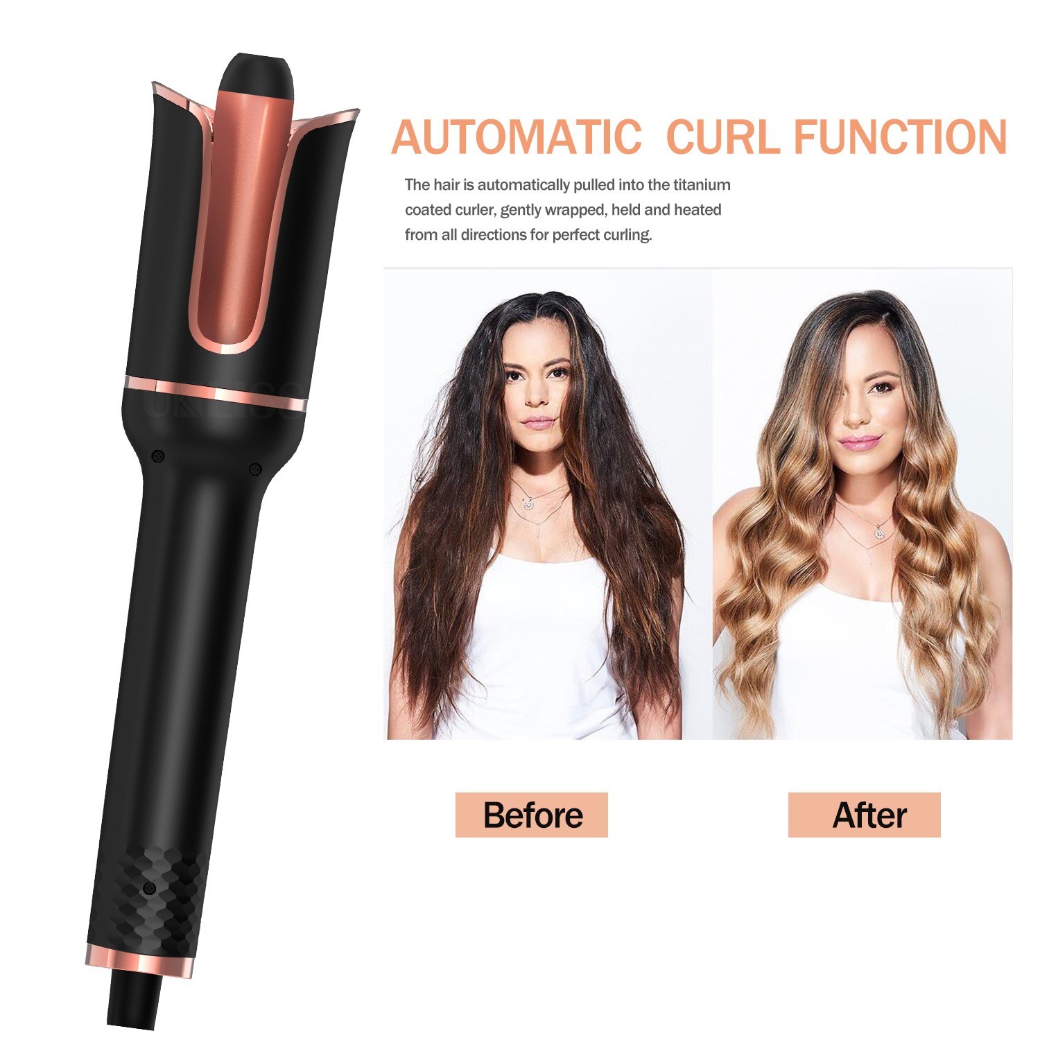 Automatic rotating curling iron - photo 3