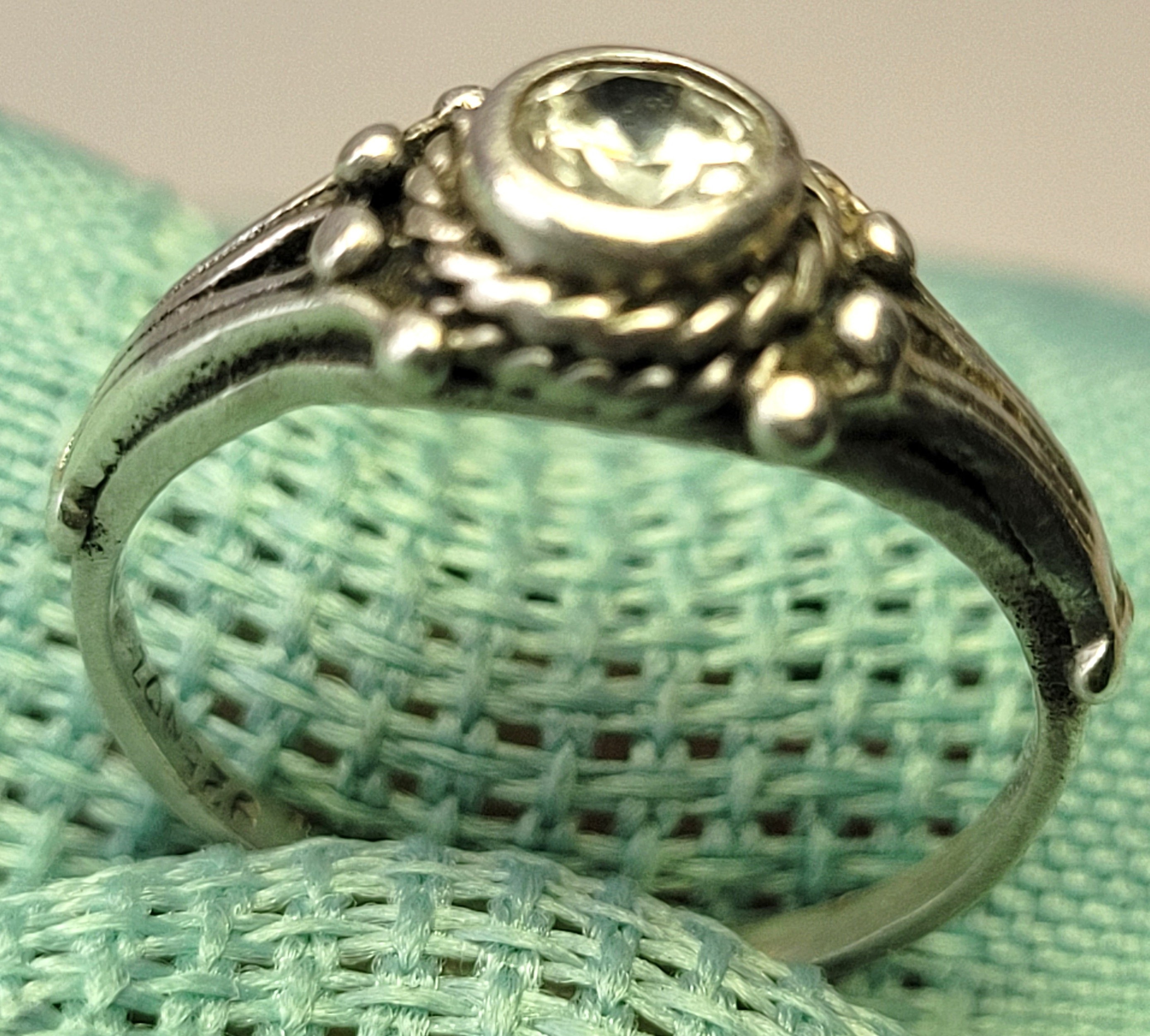 Michael Hill Sterling Silver 925 Solitaire Ring 5mm CZ Stone - photo 5