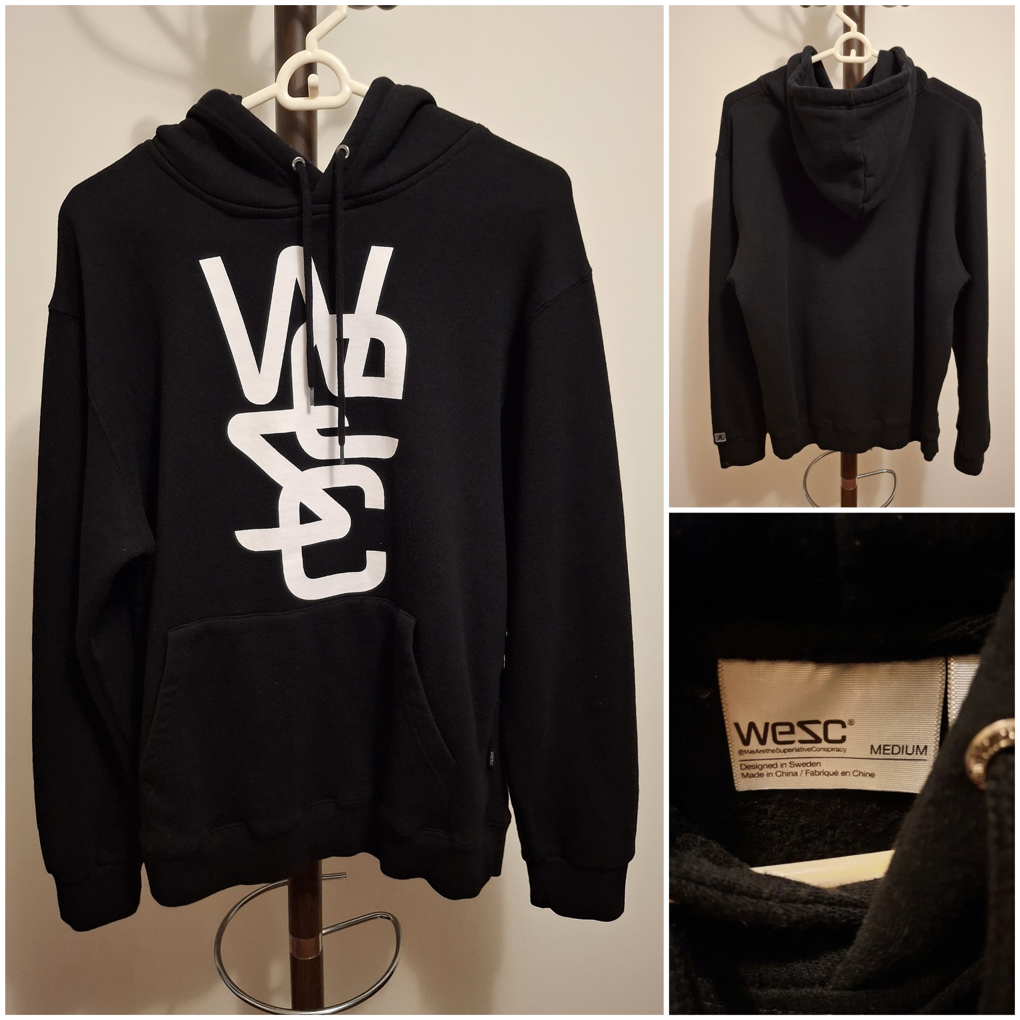 WESC men's streetwear hoodie