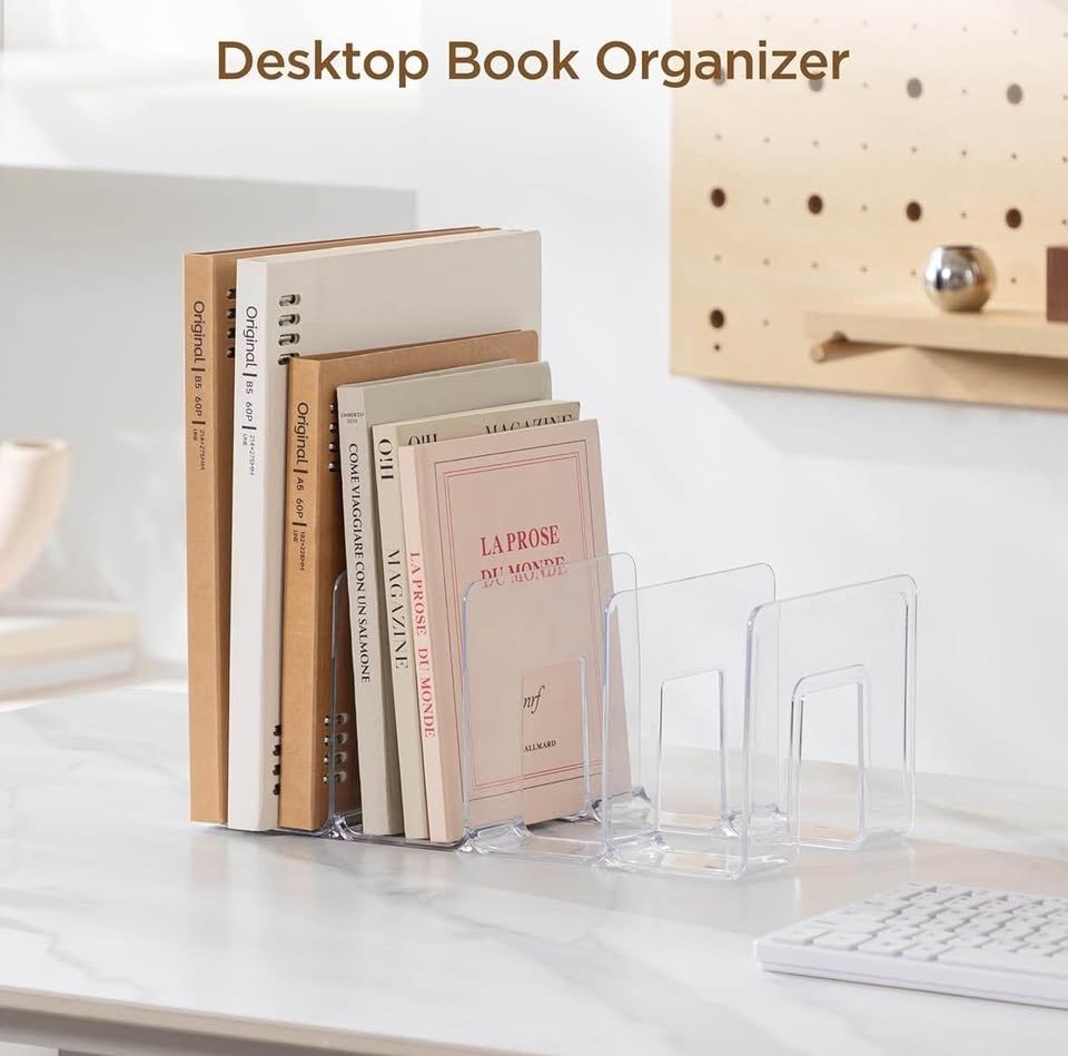 Acrylic Desktop Book Organizer- brand new in box - photo 5