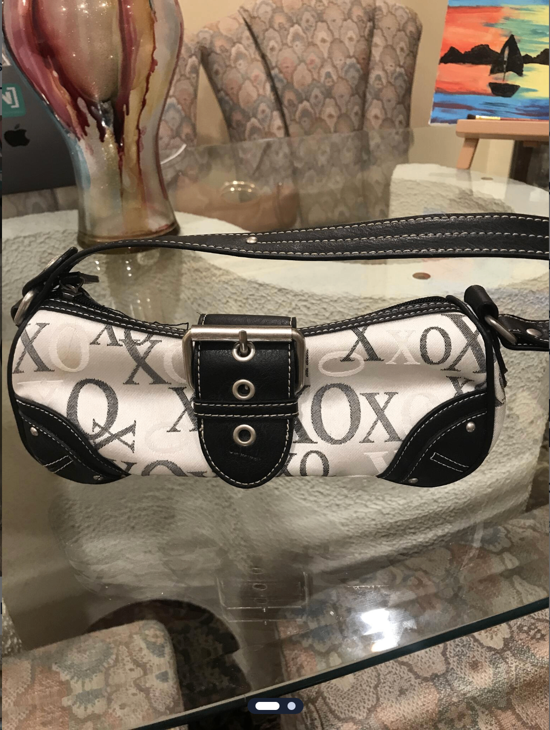 Brand New XOXO Black/Gray Small Handbag