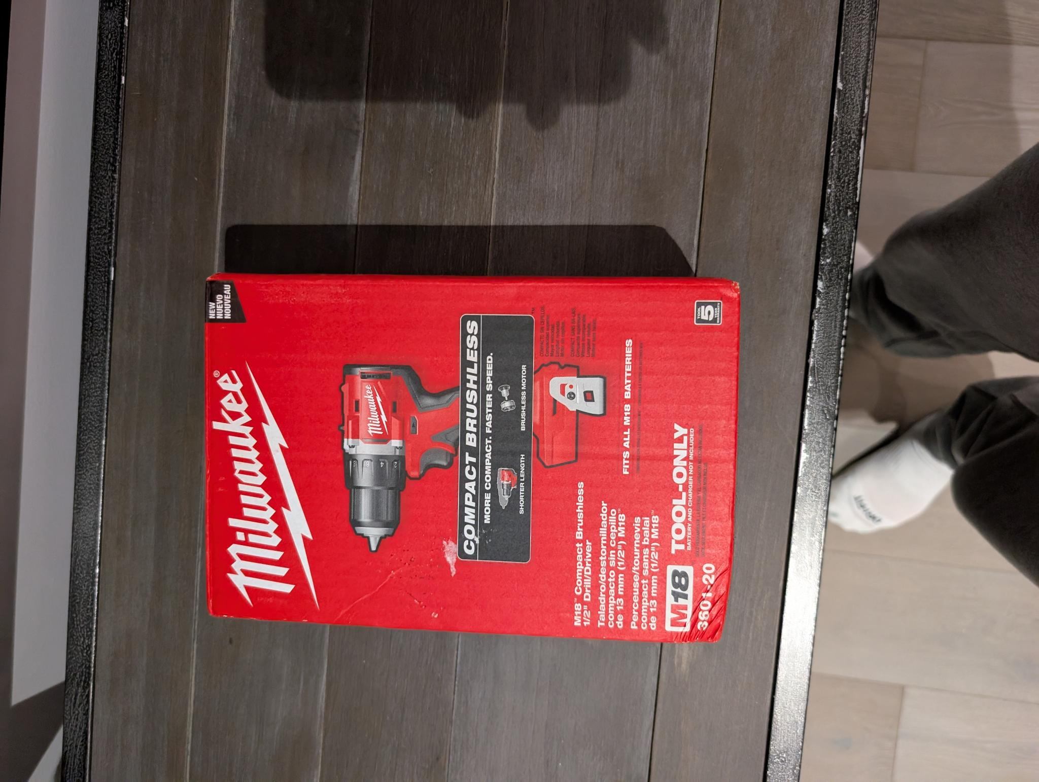 NEED GONE Milwaukee 3601-20 M18 Compact Brushless 1/2" Drill - photo 2