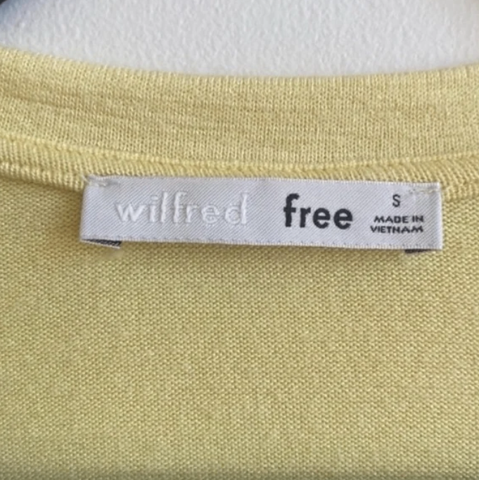 Wilfred Free | Yellow Broth Relaxed T-Shirt - Size Small - photo 5