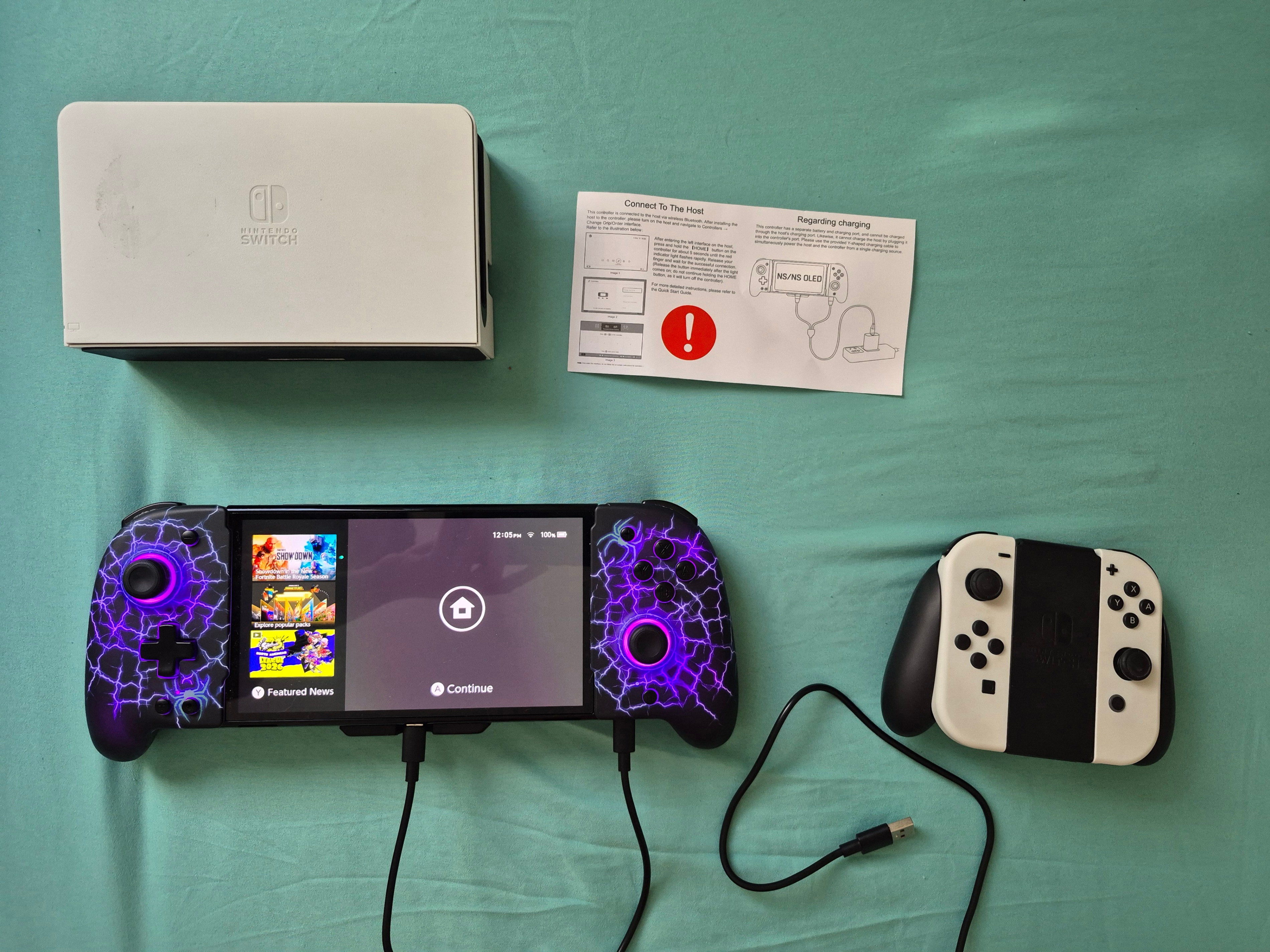 Nintendo Switch OLED + Color, Macro changeable controller - photo 3