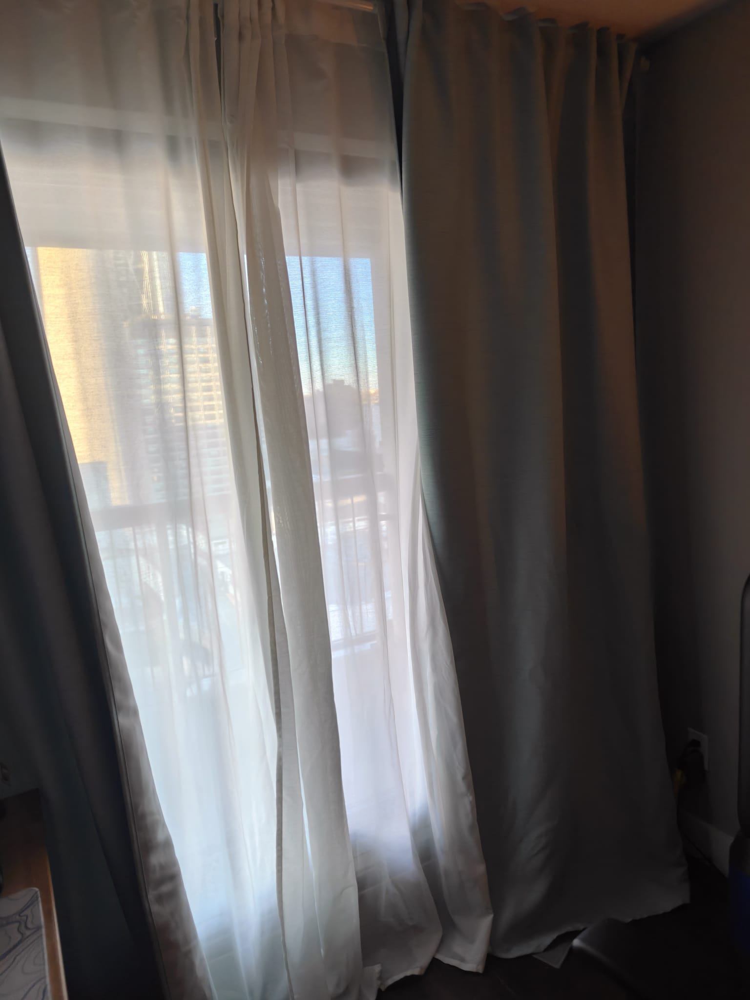 IKEA Curtain Set – VILBORG & HILJA + Rod & Hemming Strip
