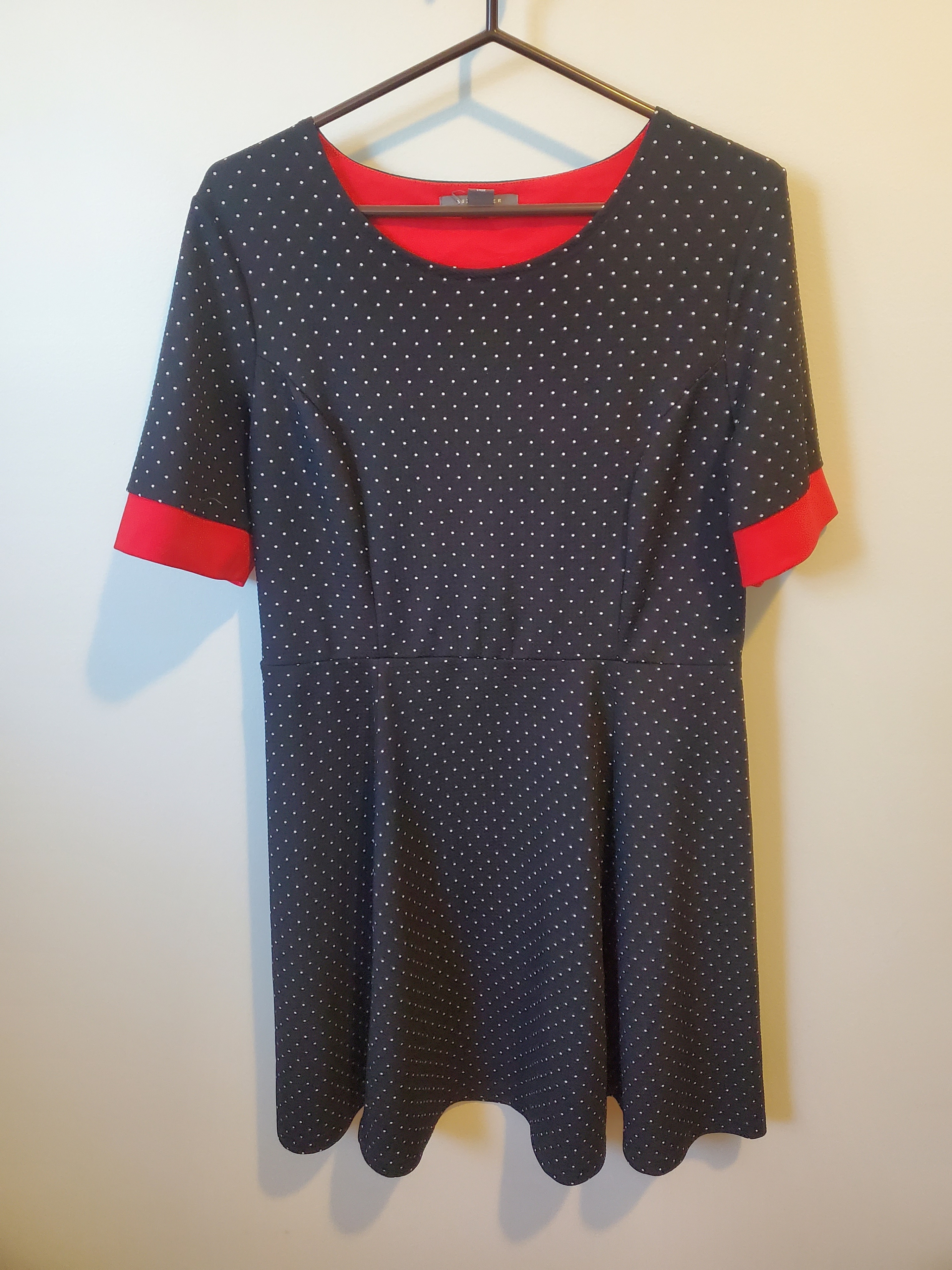 Suzy Shier Polka Dress XL