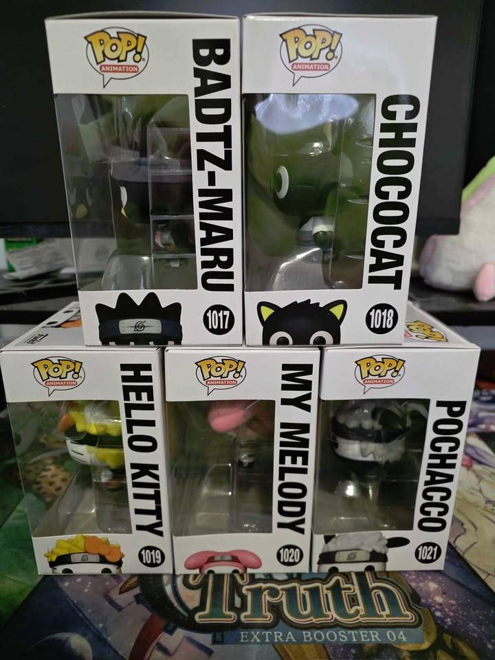 Hello Kitty x Naruto Shippuden Funko Pop Full Set - photo 2