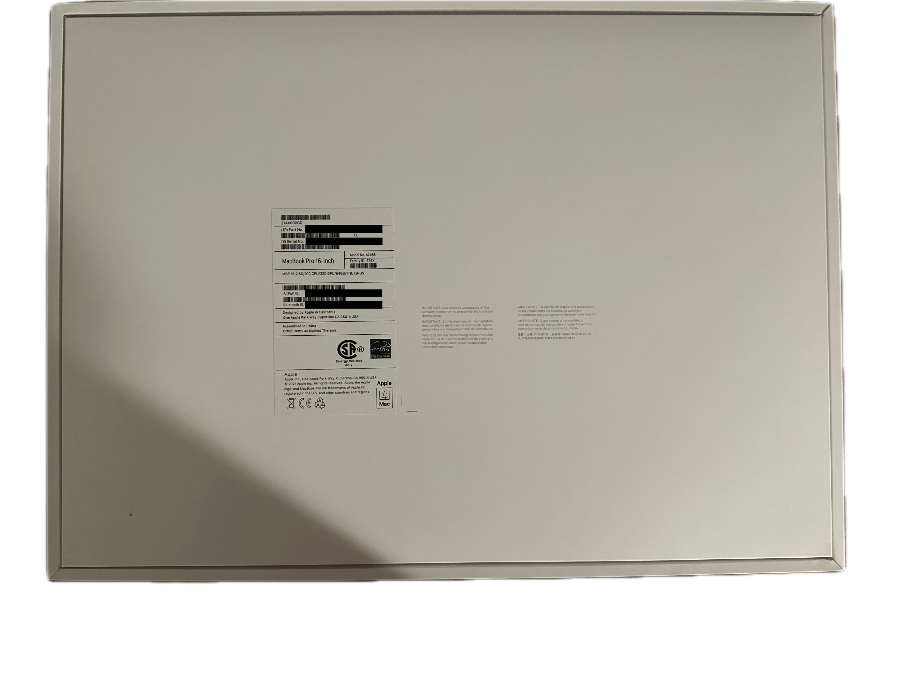 MacBook Pro 16” - M1 Max, 64GB RAM, 1TB SSD, Space Gray - photo 5