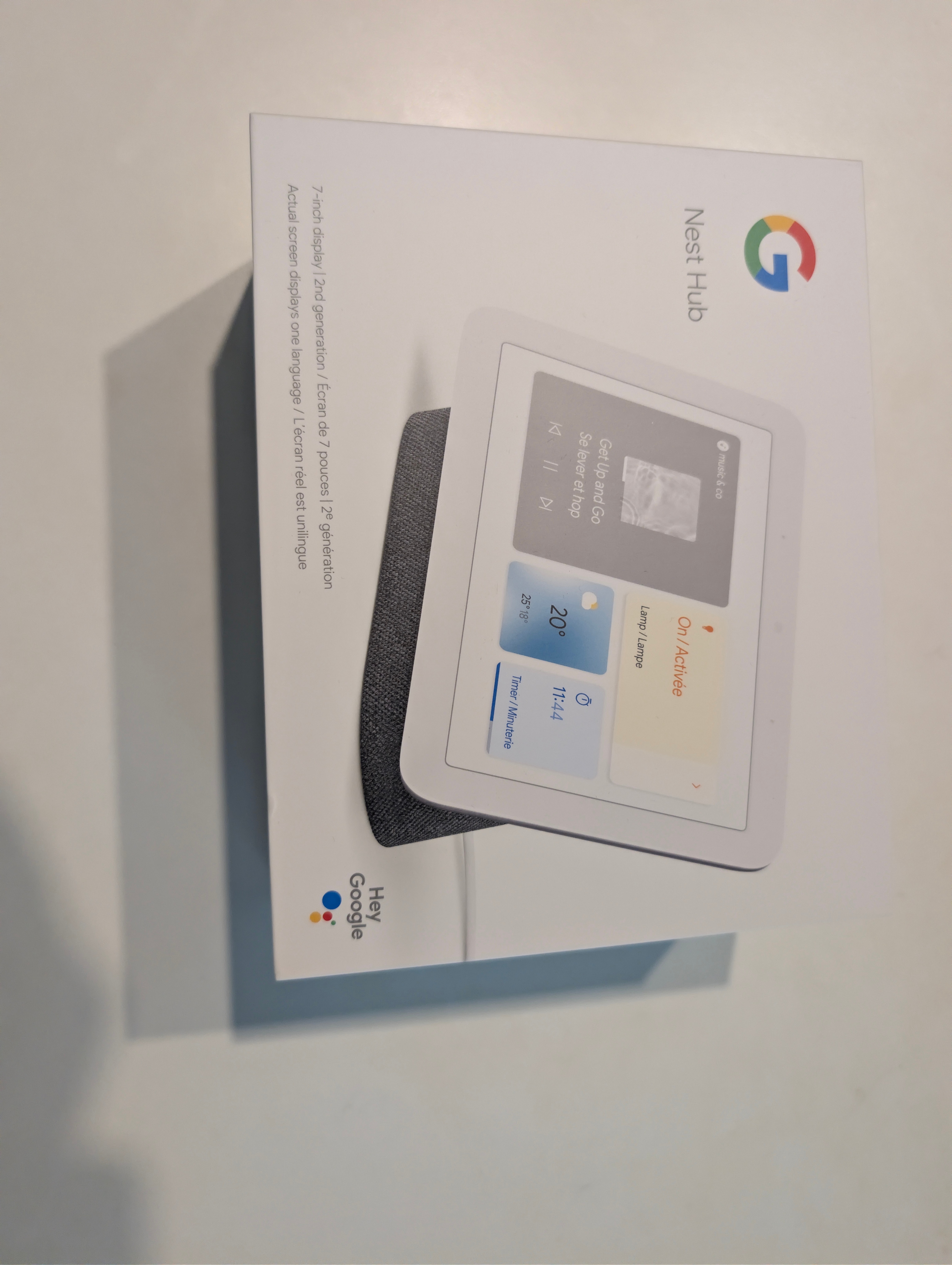 Google Nest Hub (2nd Gen) - Charcoal w/ Box - photo 3