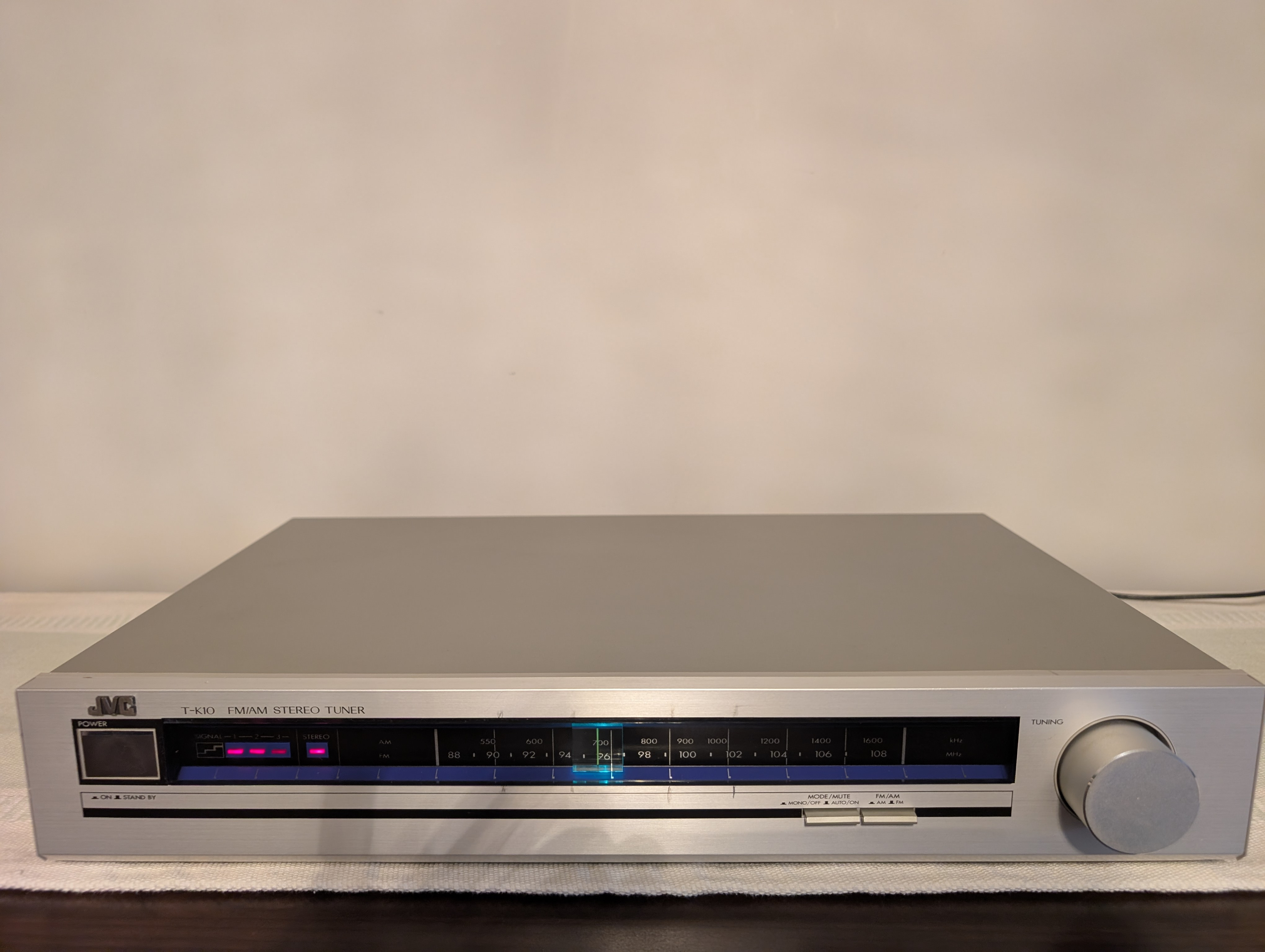JVC TK10 Vintage AM/FM with original manual