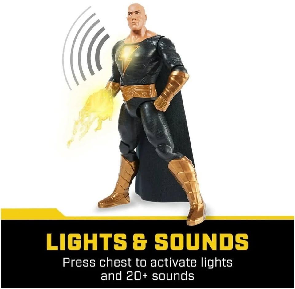 DC Comics, Power Punch Black Adam 12-inch Action Figure - photo 2