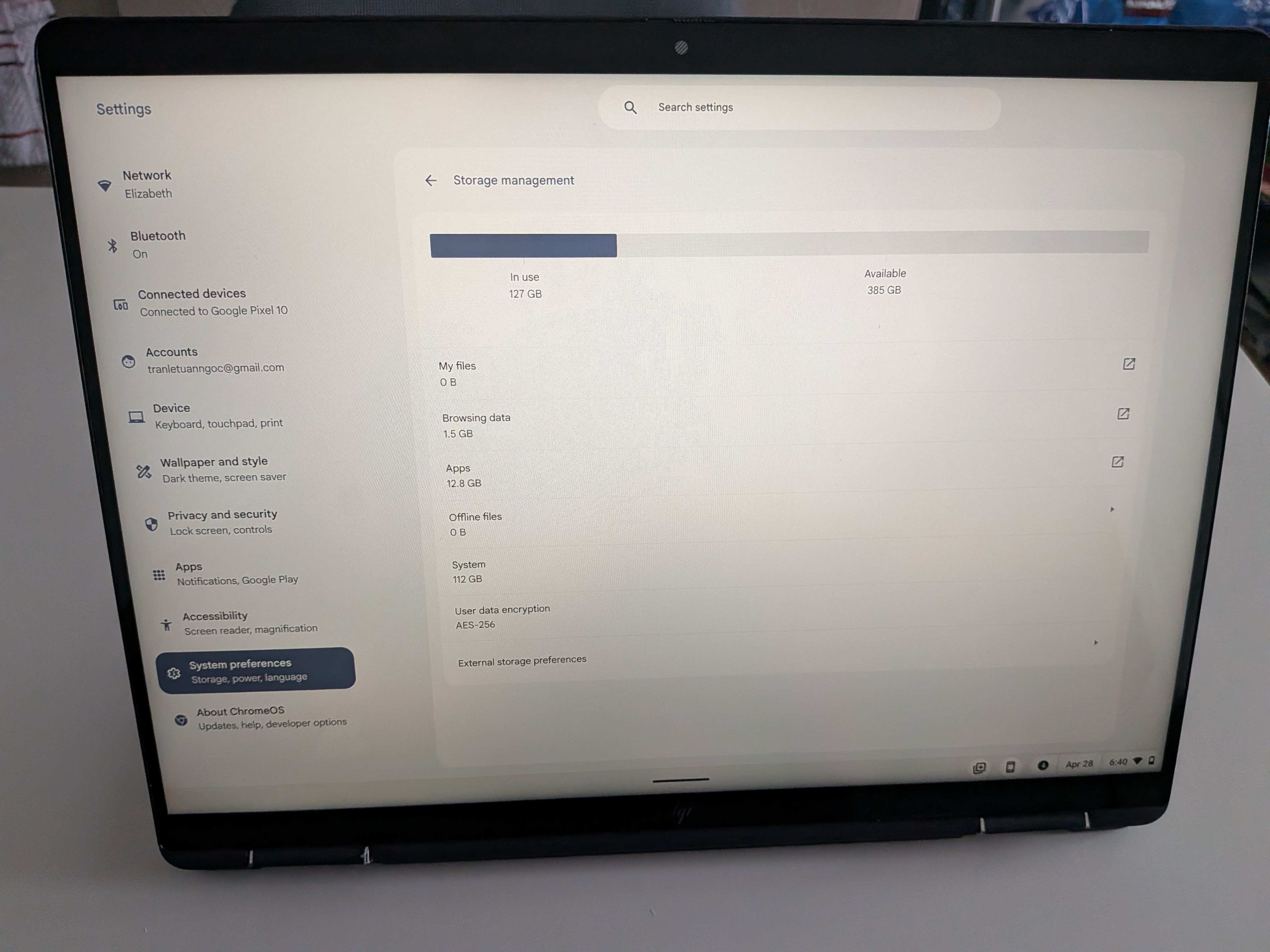 HP Elite Dragonfly Chromebook – i7 / 32GB RAM / 512GB SSD - photo 2