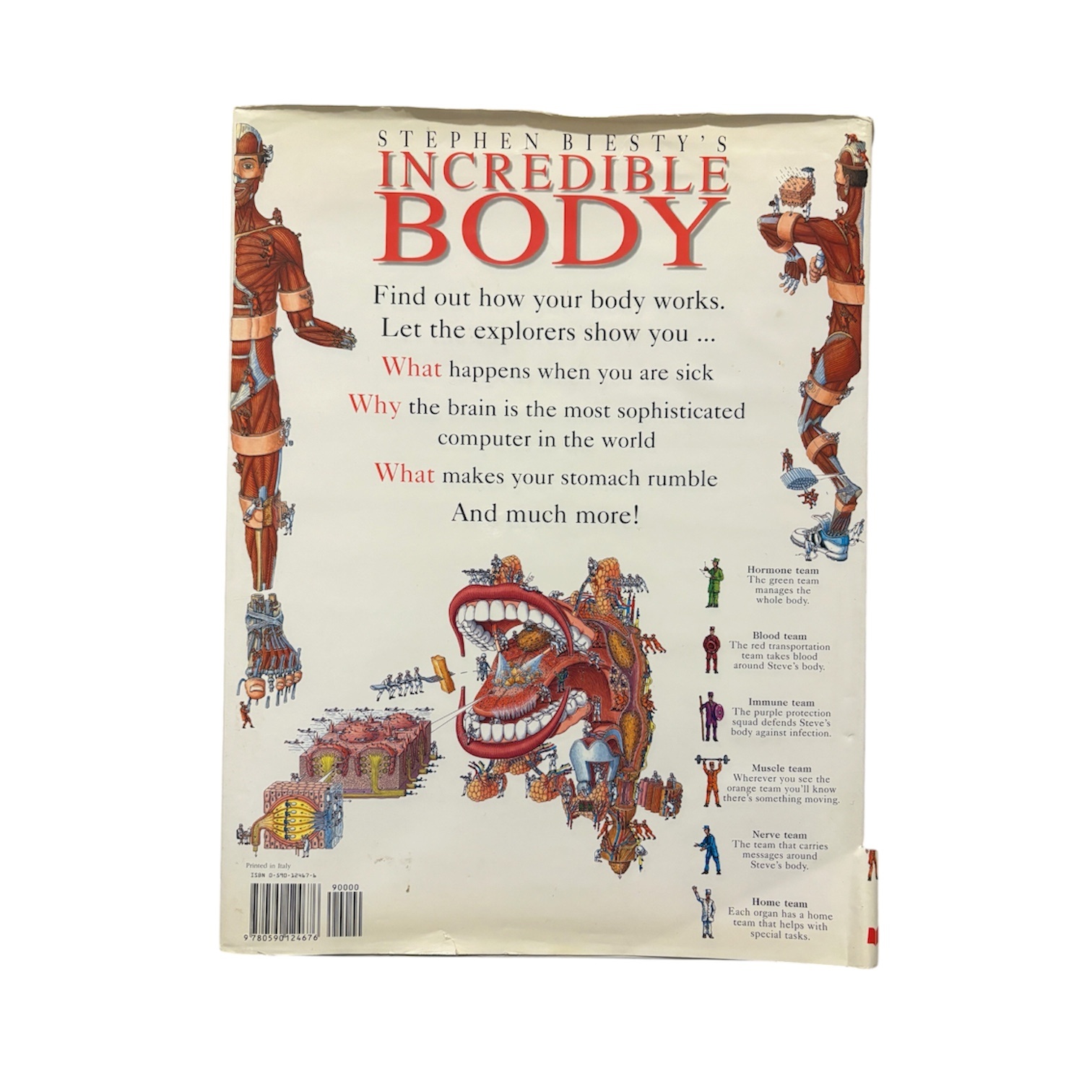 Stephen Biesty's Incredible Body Hardcover Book Kids Science - photo 2