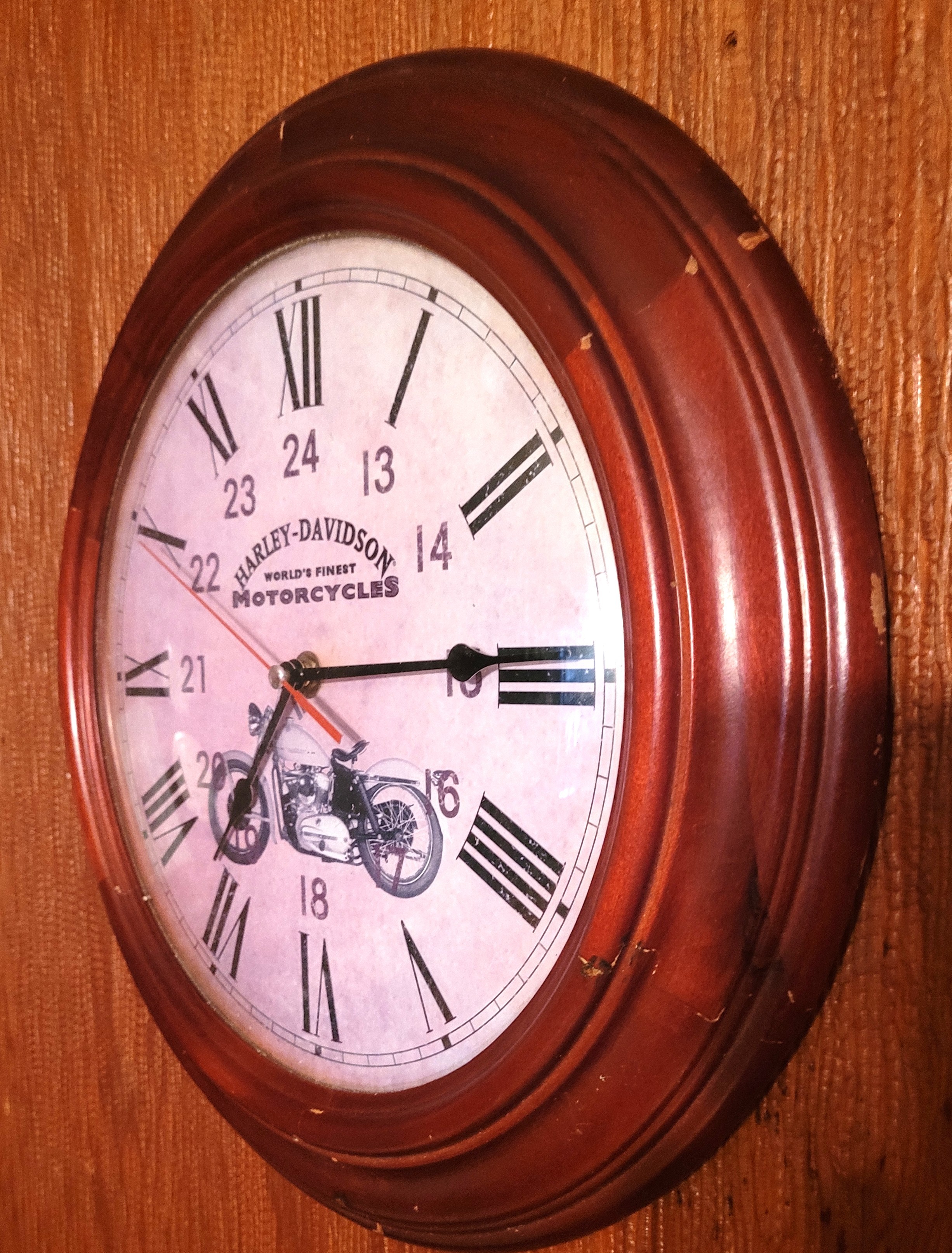 Vintage 1990s Official Harley-Davidson Wall Clock – "Genuine" - photo 4