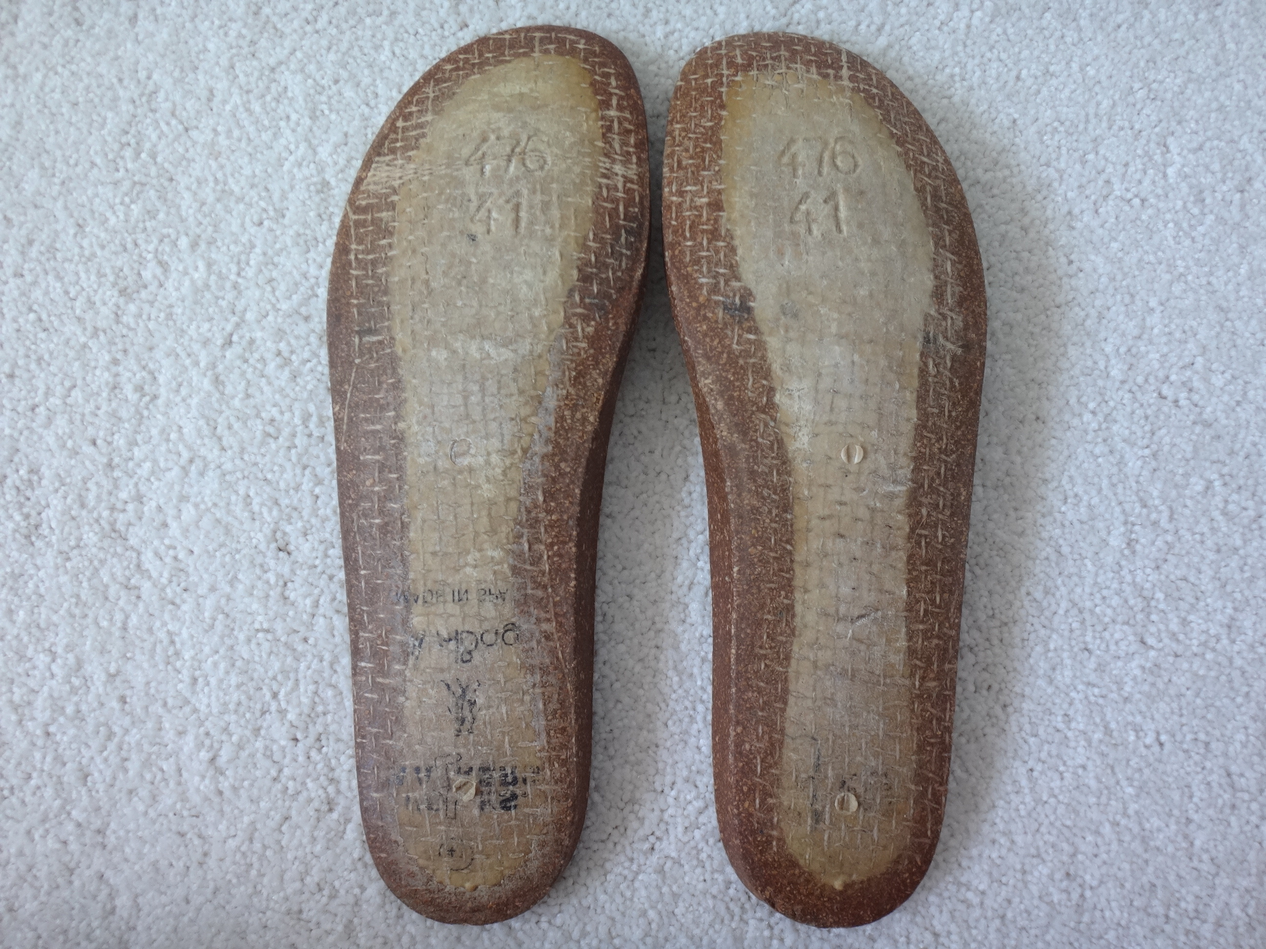 ✅♻️Size 8.5 / 41 VOLKS WALKERS Khaki Shoes Insoles Made in Spain - photo 3
