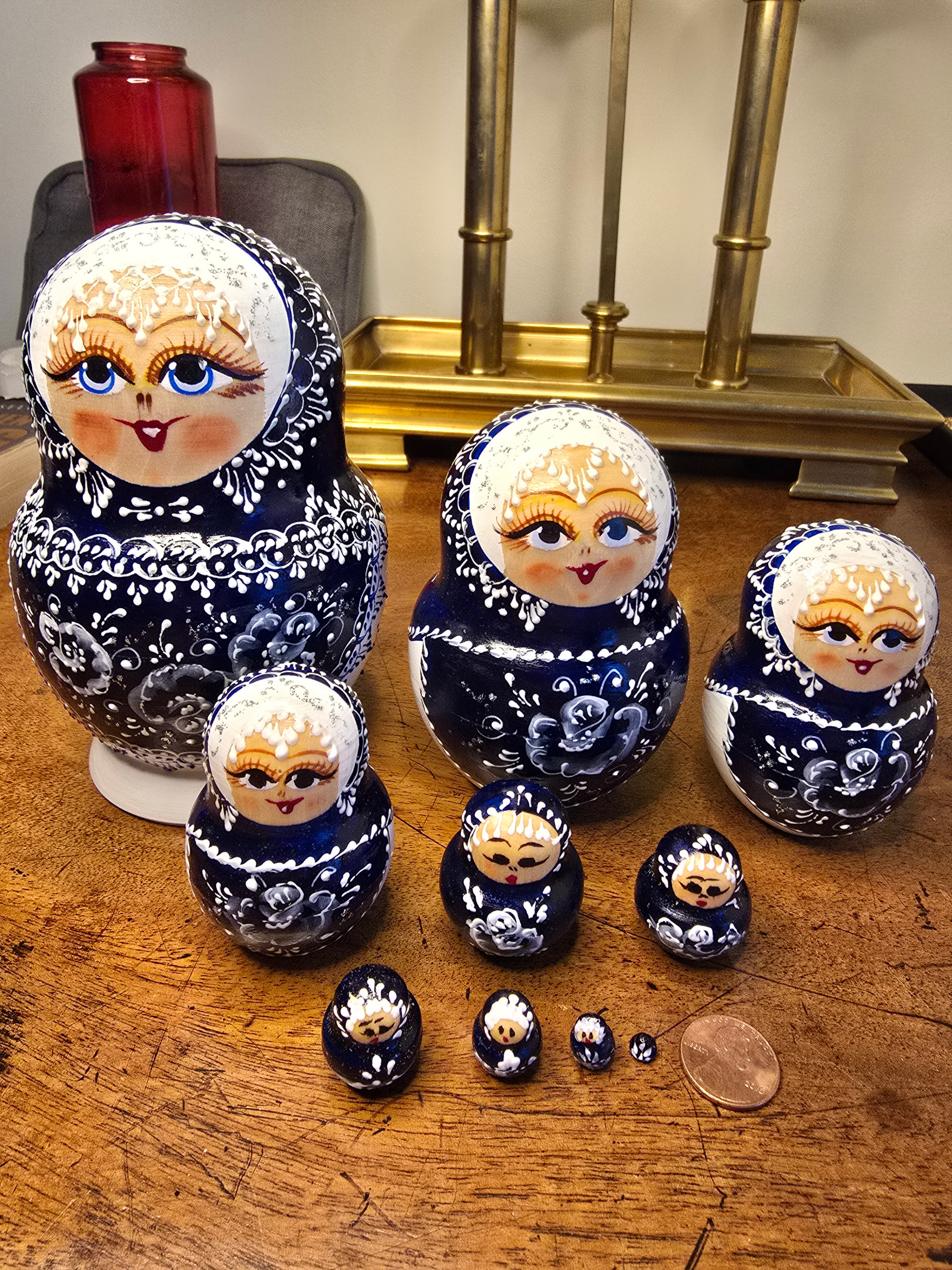 High quality Matryoshka Nesting Dolls Set of 10