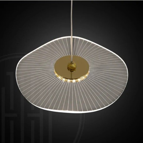 Jelly Fish Acrylic Chandelier LED Ceiling Light Fixture - photo 4