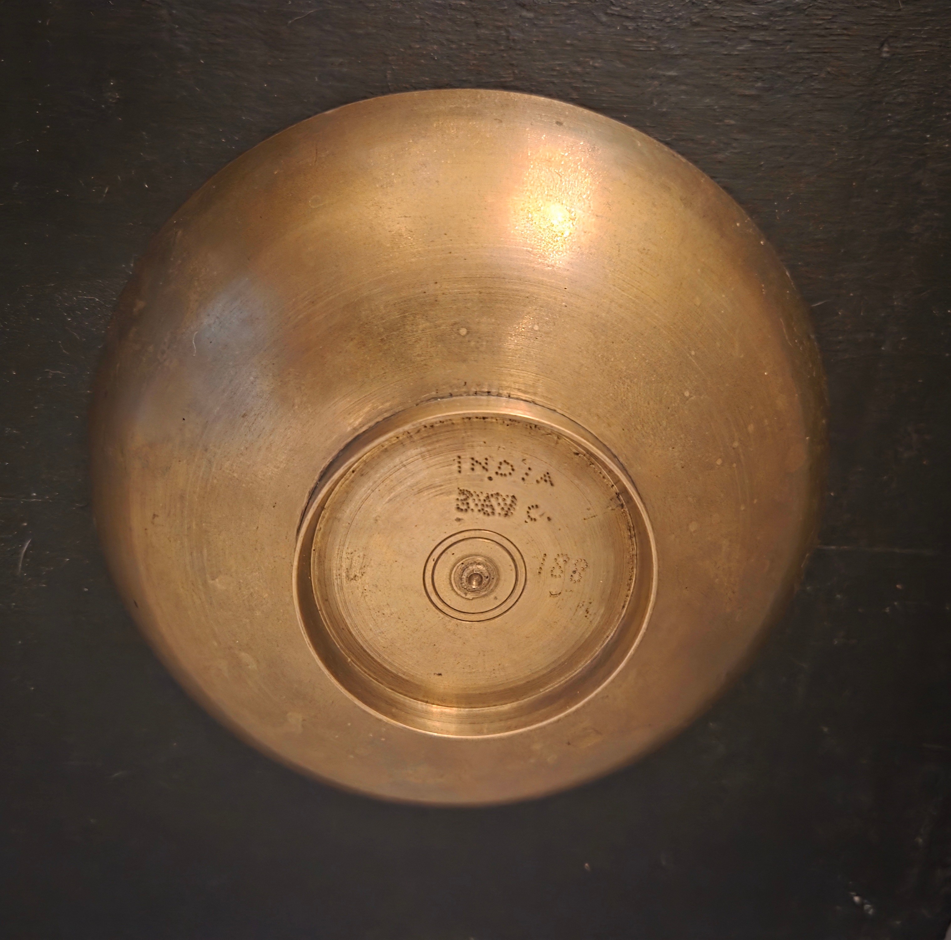 Antique Metal Bowl - photo 2