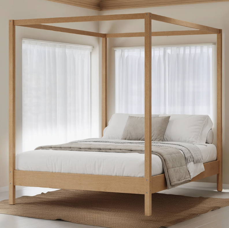 King Size Canopy Bed Frame (New in box) - photo 3