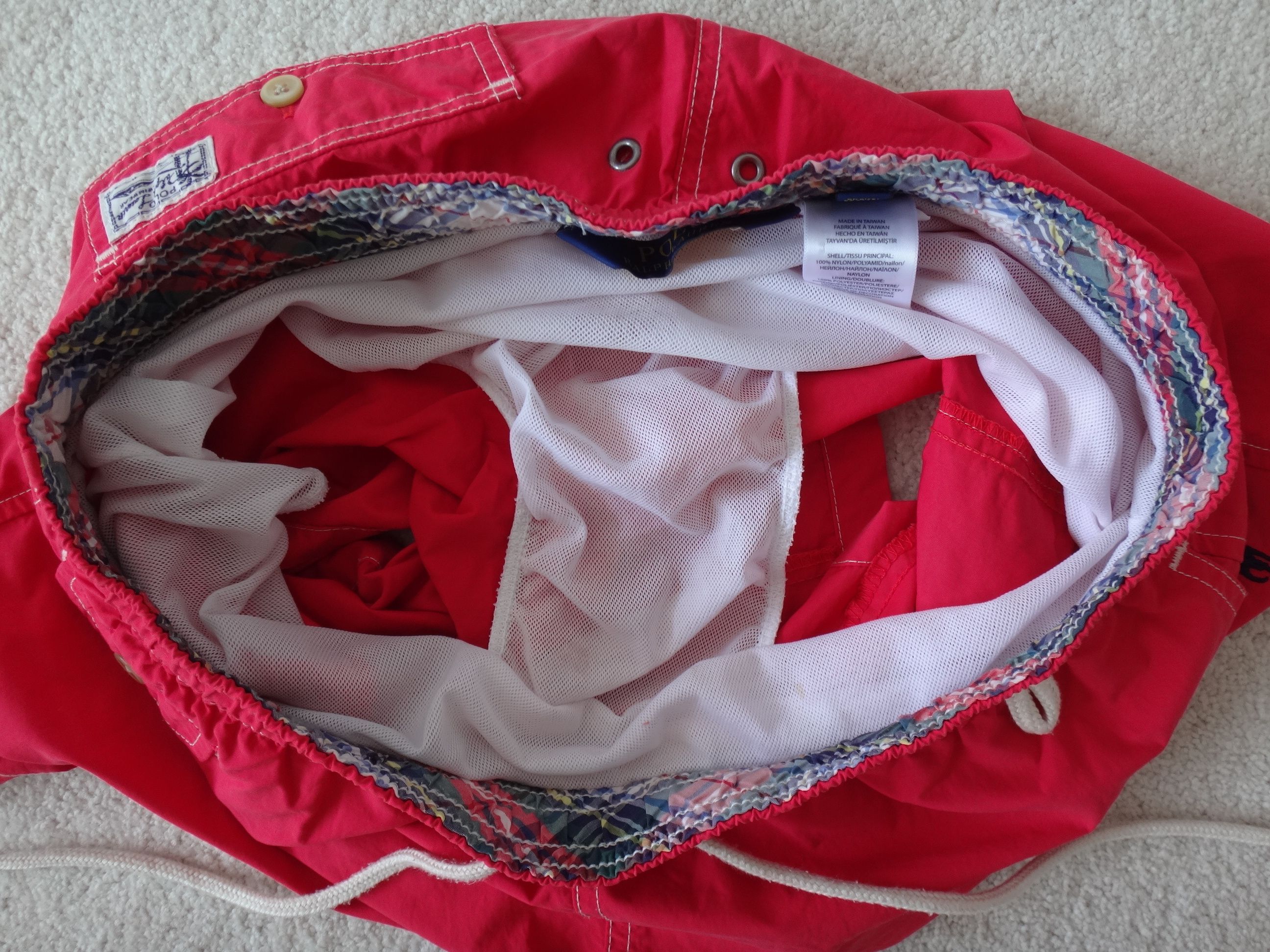 ✅♻️POLO🏇RALPH LAUREN Men's Medium 31/34 Red Swim Trunks Shorts - photo 4